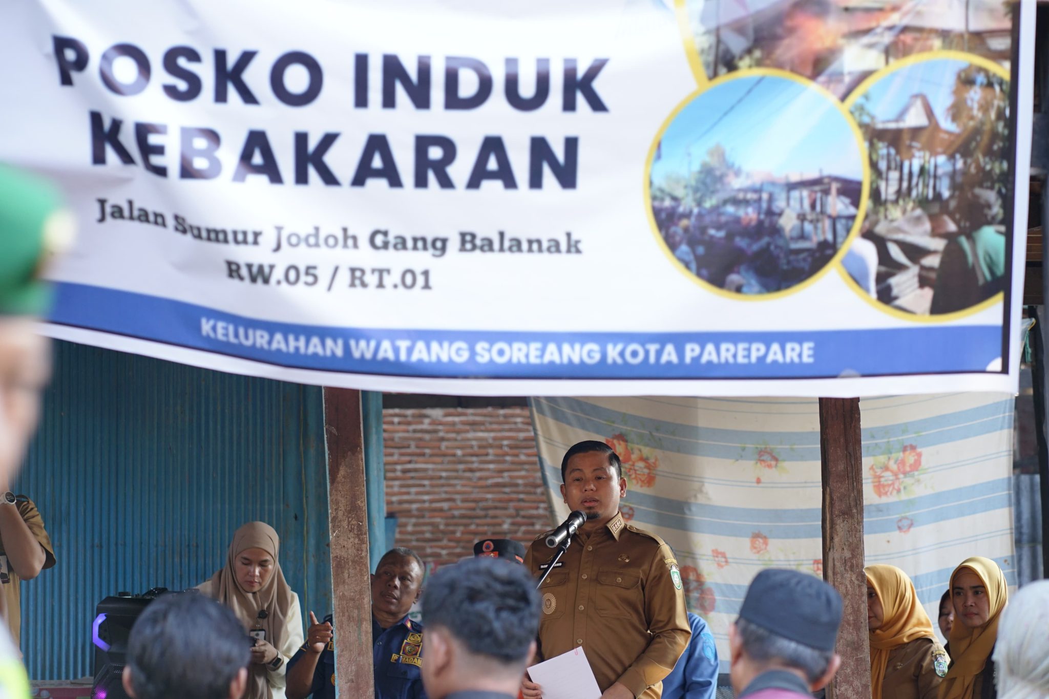 Tasming Hamid: Pemkot dan Baznas Hadir Ringankan Beban Korban Kebakaran di Parepare