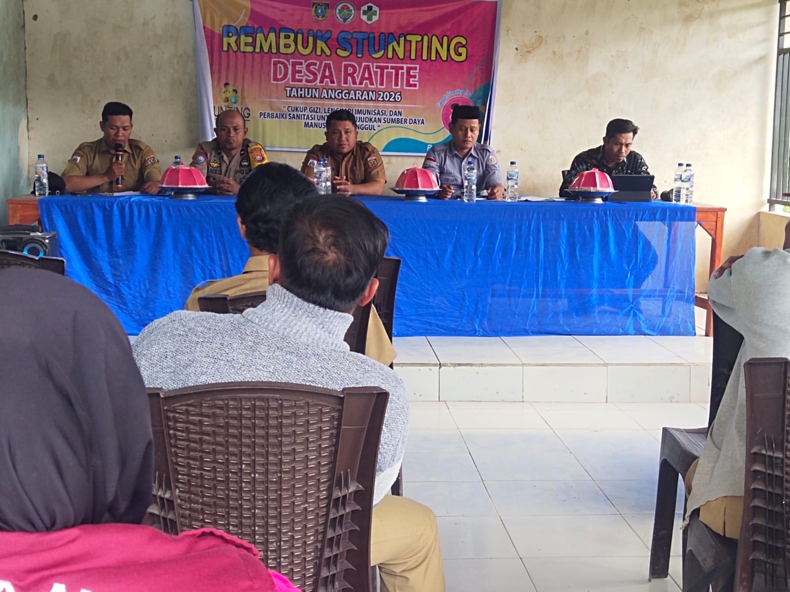 Bhabinkamtibmas Desa Ratte Hadiri Musdes Rembuk Stunting dan Penetapan Dokumen Perencanaan Desa Tahun 2026