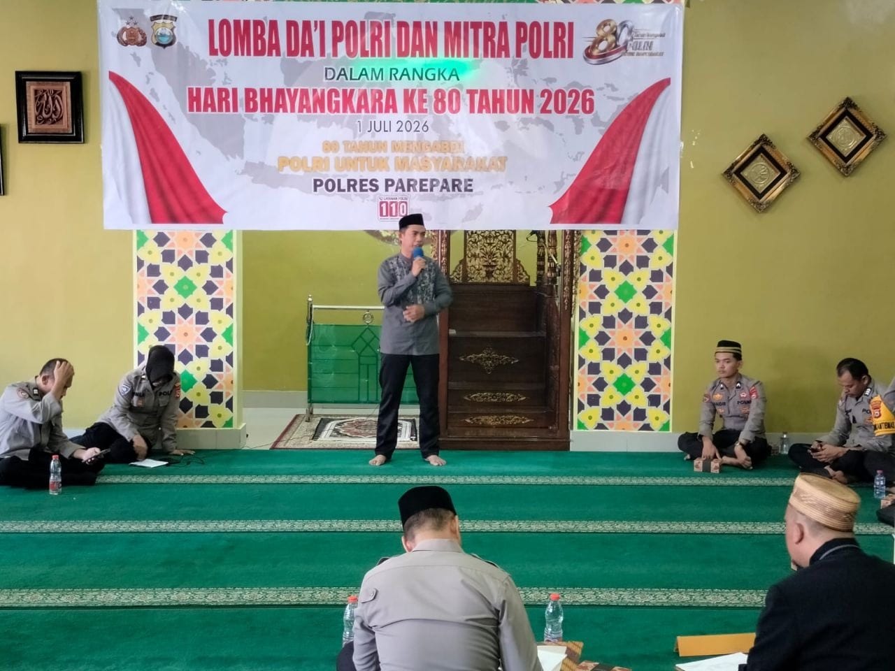 Jelang Hari Bhayangkara ke-80, Sat Binmas Polres Parepare Gelar Lomba Da'i Kamtibmas dan Bhabinkamtibmas Teladan