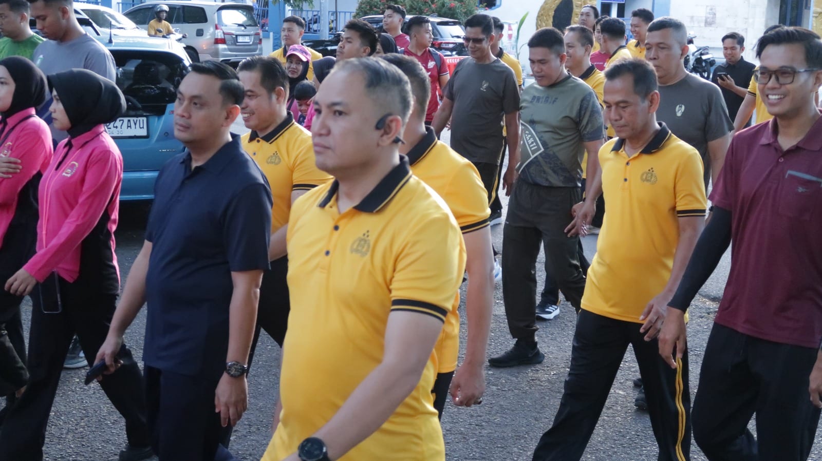 Meriahkan Hari Bhayangkara Ke-80, Polres Parepare Gelar Olahraga Bersama, Tebar Doorprize hingga Hadiah Umrah
