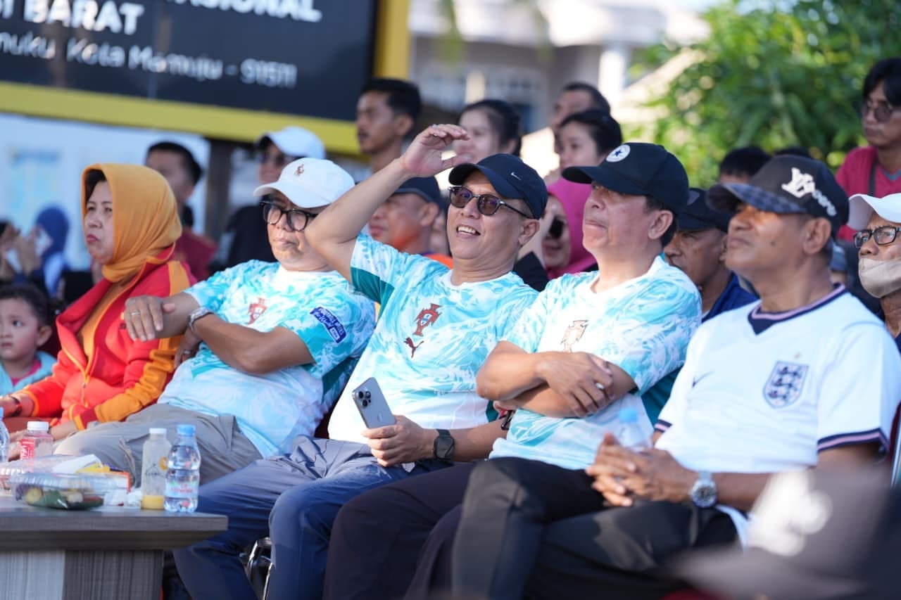 Sekda Junda: Nobar Piala Dunia di Mamuju Bukan Sekadar Hiburan, Tapi Gerakkan Ekonomi
