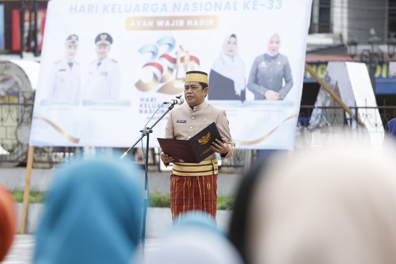 Peringatan Harganas ke-33 Tahun 2026, Pj. Sekda Jadi Inspektur Upacara