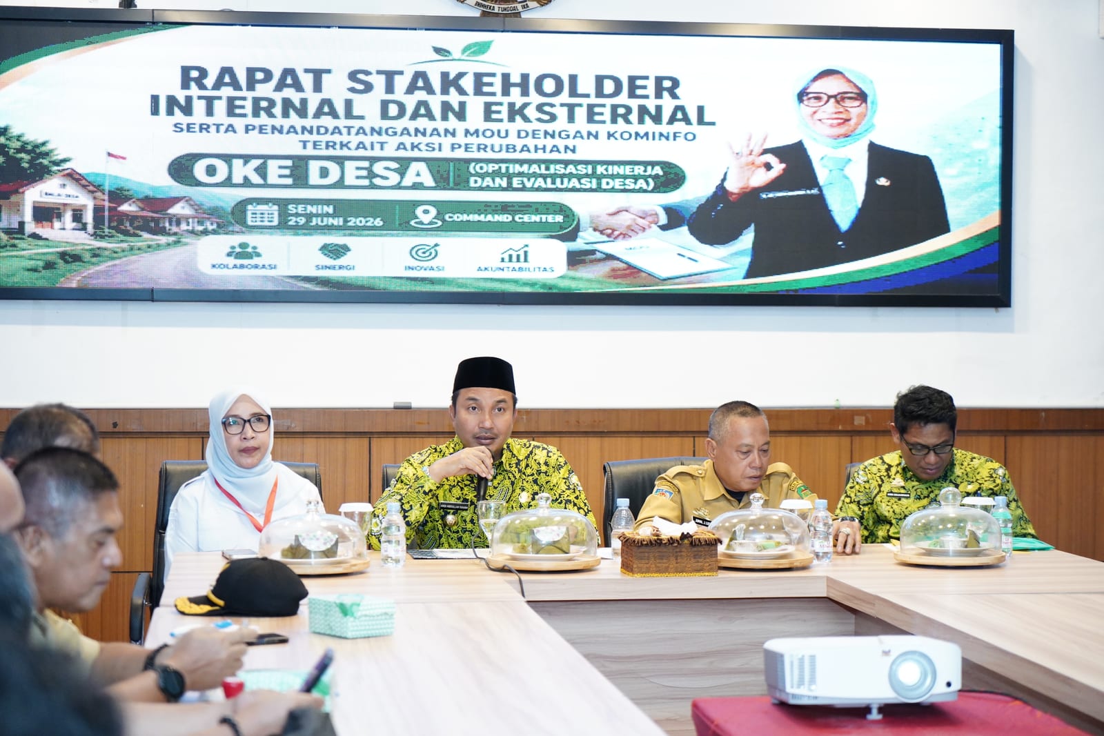 Buka Rapat Stakeholder Internal Dan External Bupati Tekankan pentingnya Inovasi Kualitas Pelayanan Ke Masyarakat.