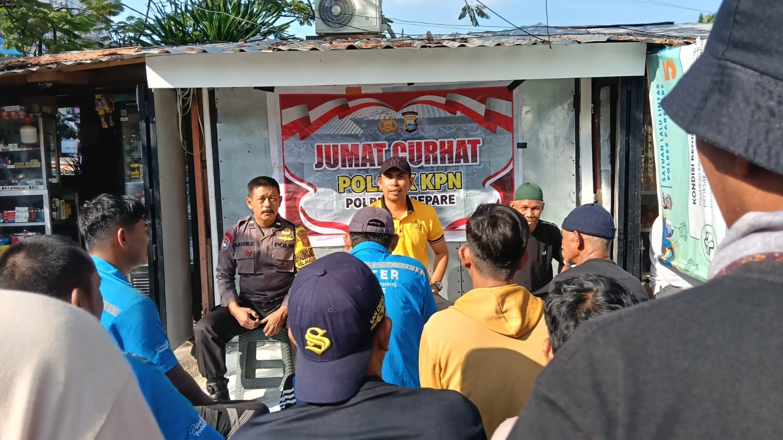 Jumat Curhat Polsek KPN Jadi Wadah Aspirasi Buruh Pelabuhan