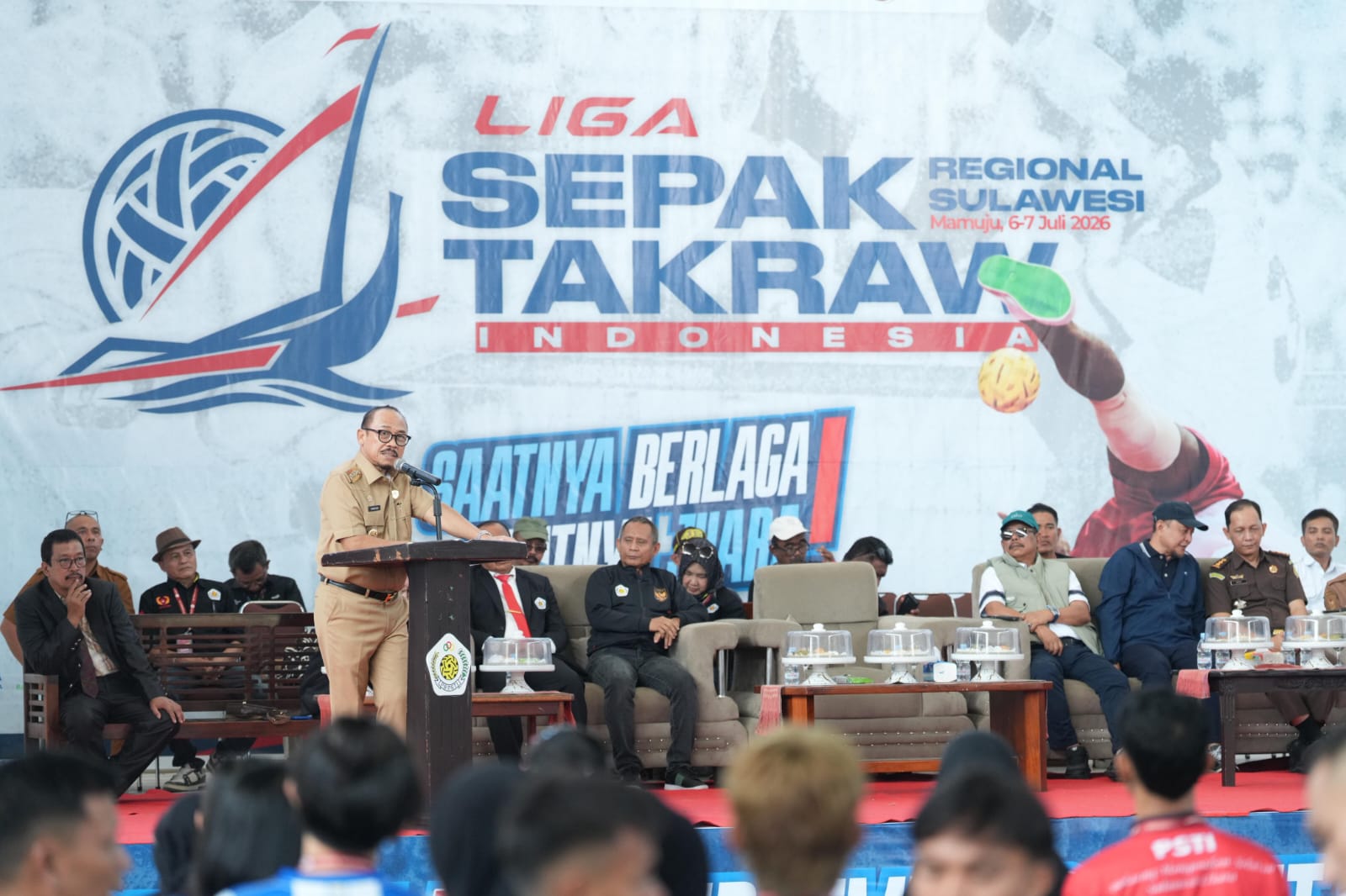 Sulbar Jadi Tuan Rumah Liga Sepak Takraw Regional Sulawesi, SDK Dorong Kebangkitan Prestasi