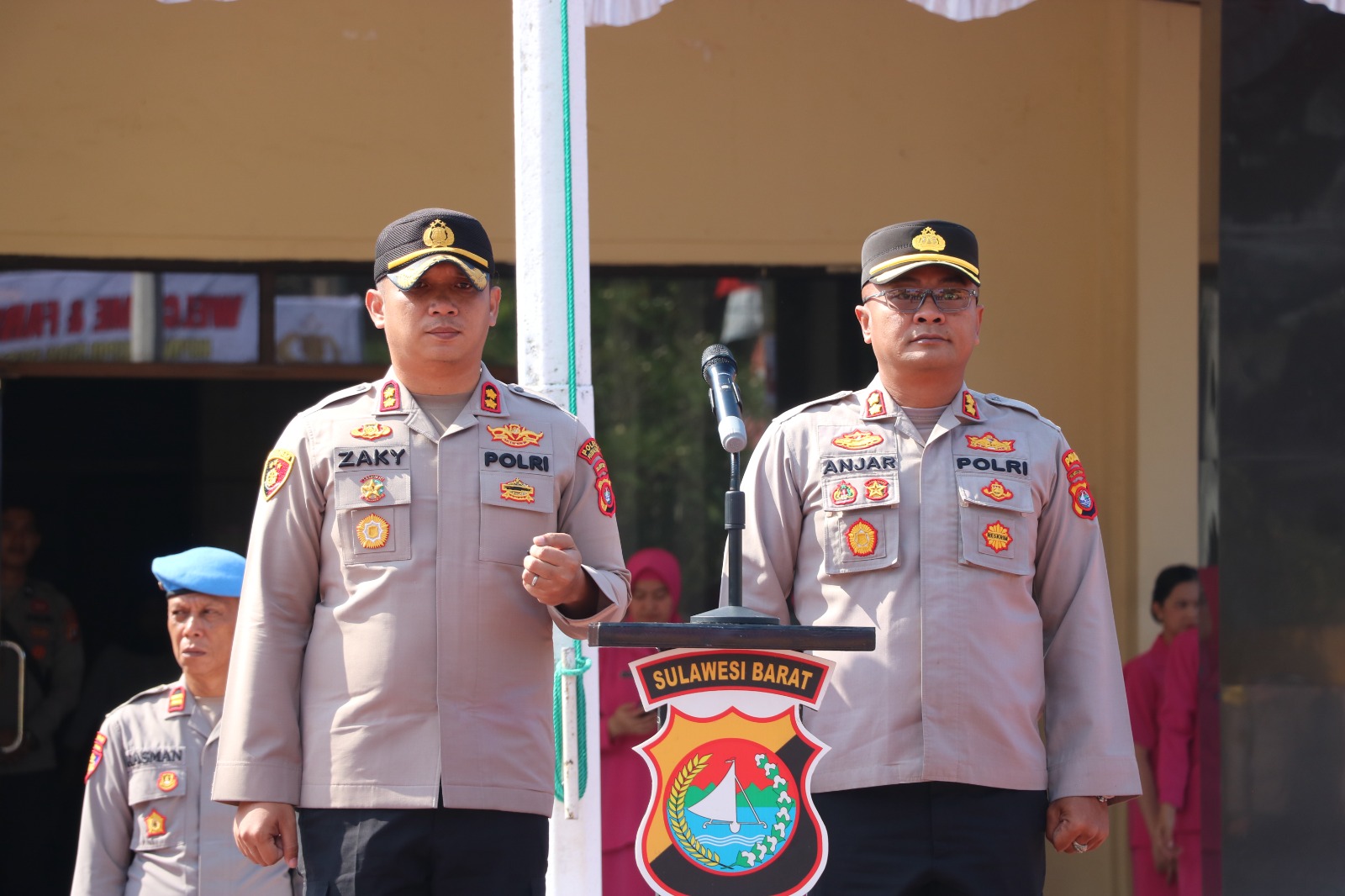 Upacara Apel Welcome and Farewell Parade Kapolres Polman Berlangsung Khidmat