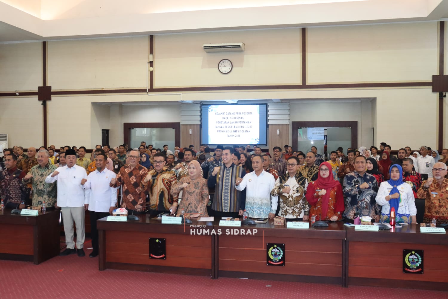 Wabup Sidrap Hadiri Finalisasi Penetapan LP2B, Tegaskan Komitmen Lindungi Lahan Pertanian