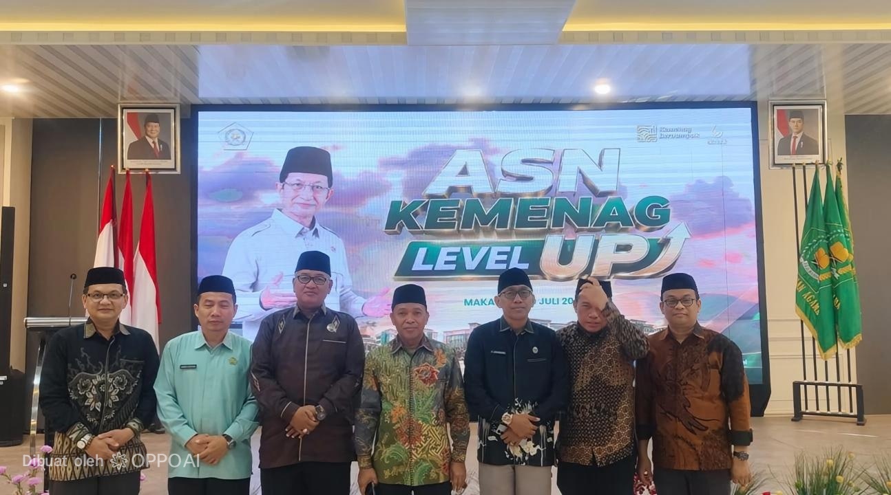 Kakan Kemenag Pinrang Hadiri ASN Kemenag Level Up, Menag RI Perkuat Integritas ASN