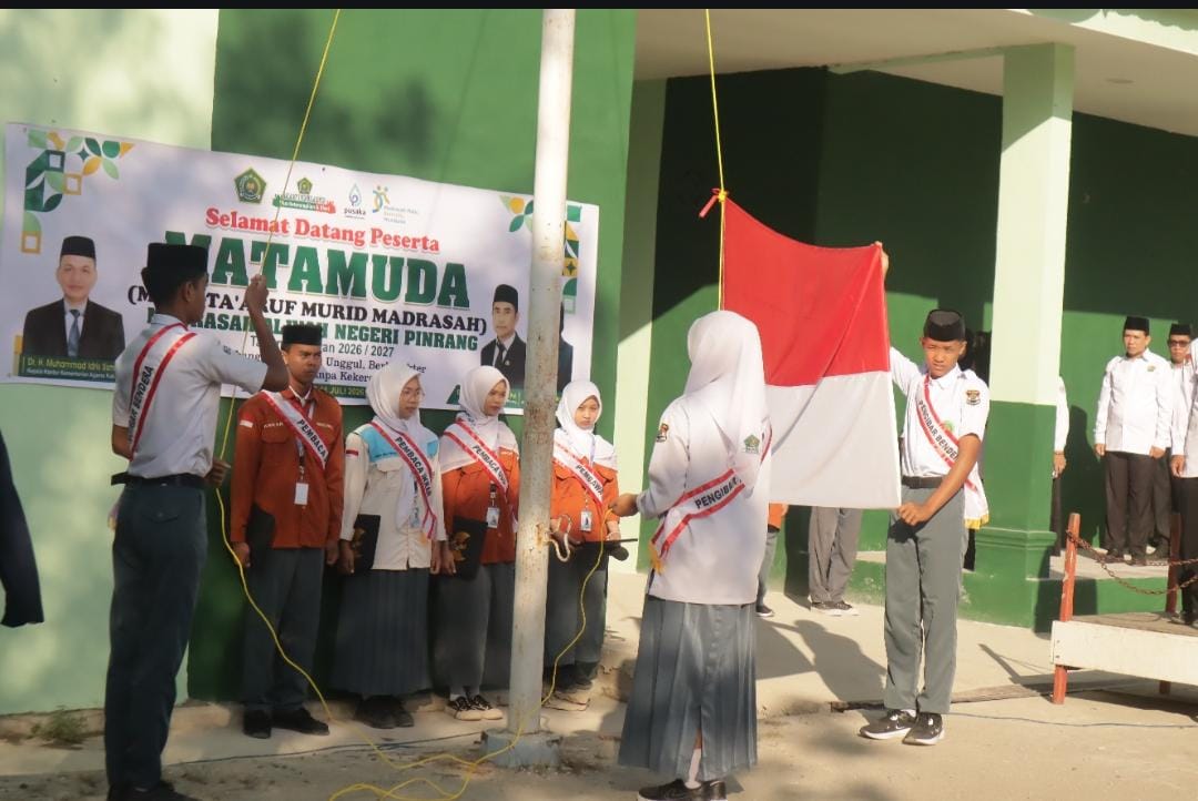 Langkah Awal Siswa Baru di MAN Pinrang, Matamuda 2026 Resmi Dibuka dengan Pesan Karakter dan Kedisiplinan