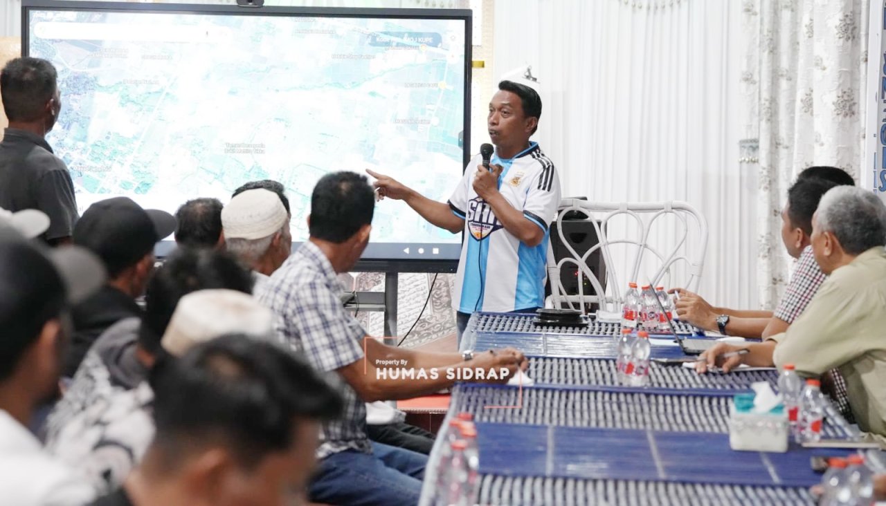 Bupati Sidrap Susun Langkah Darurat Atasi Kekeringan Lahan Pertanian