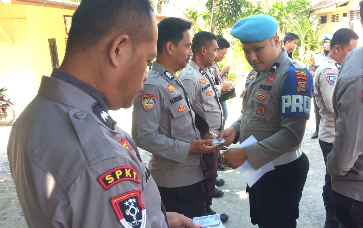 Perketat Pengawasan Internal, Propam Polres Majene Gelar Gaktiblin di Polsek Banggae