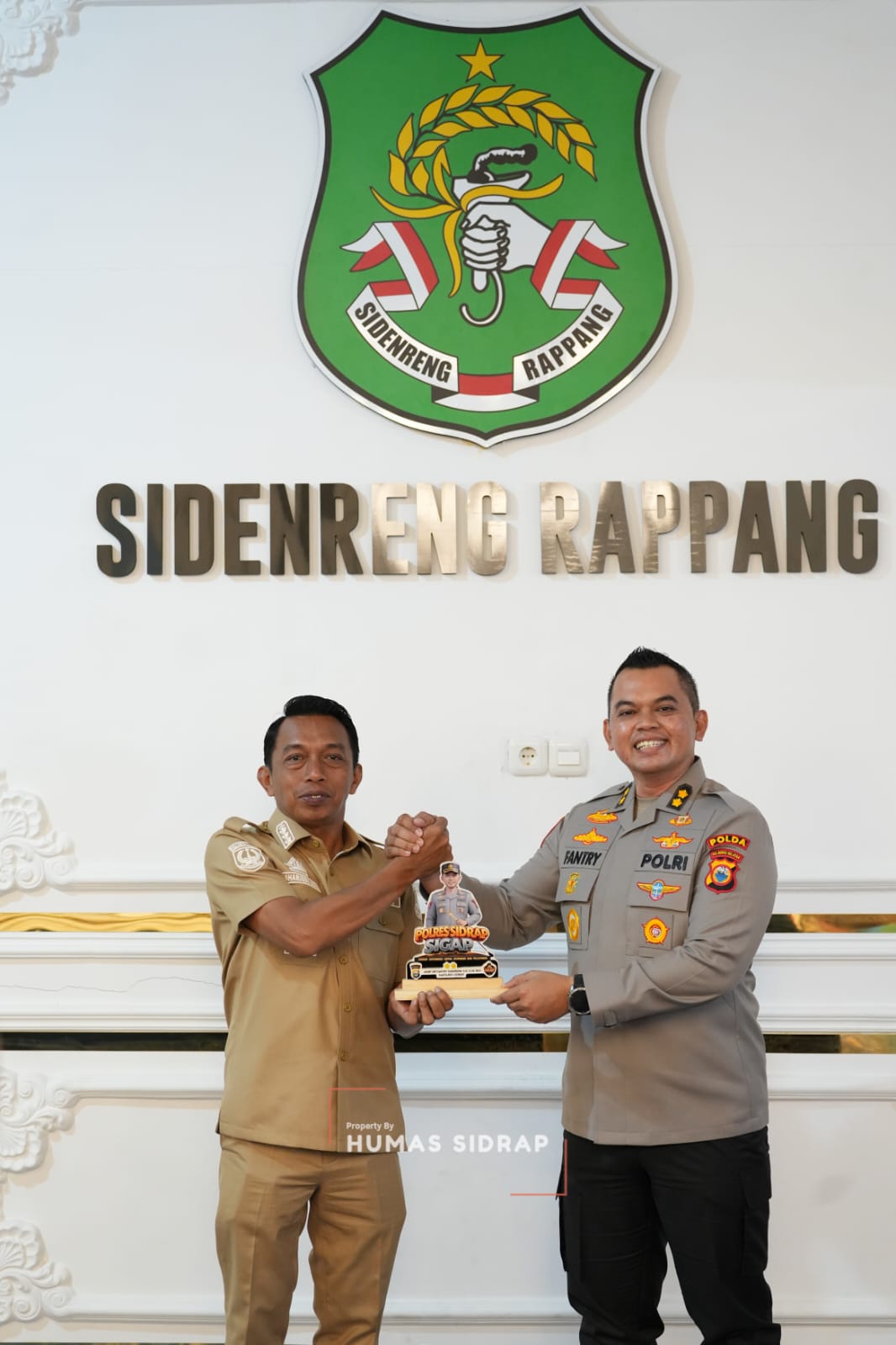 AKBP Fantry Taherong Pamit, Bupati Syaharuddin: Terima Kasih Sudah Jaga Sidrap Tetap Kondusif