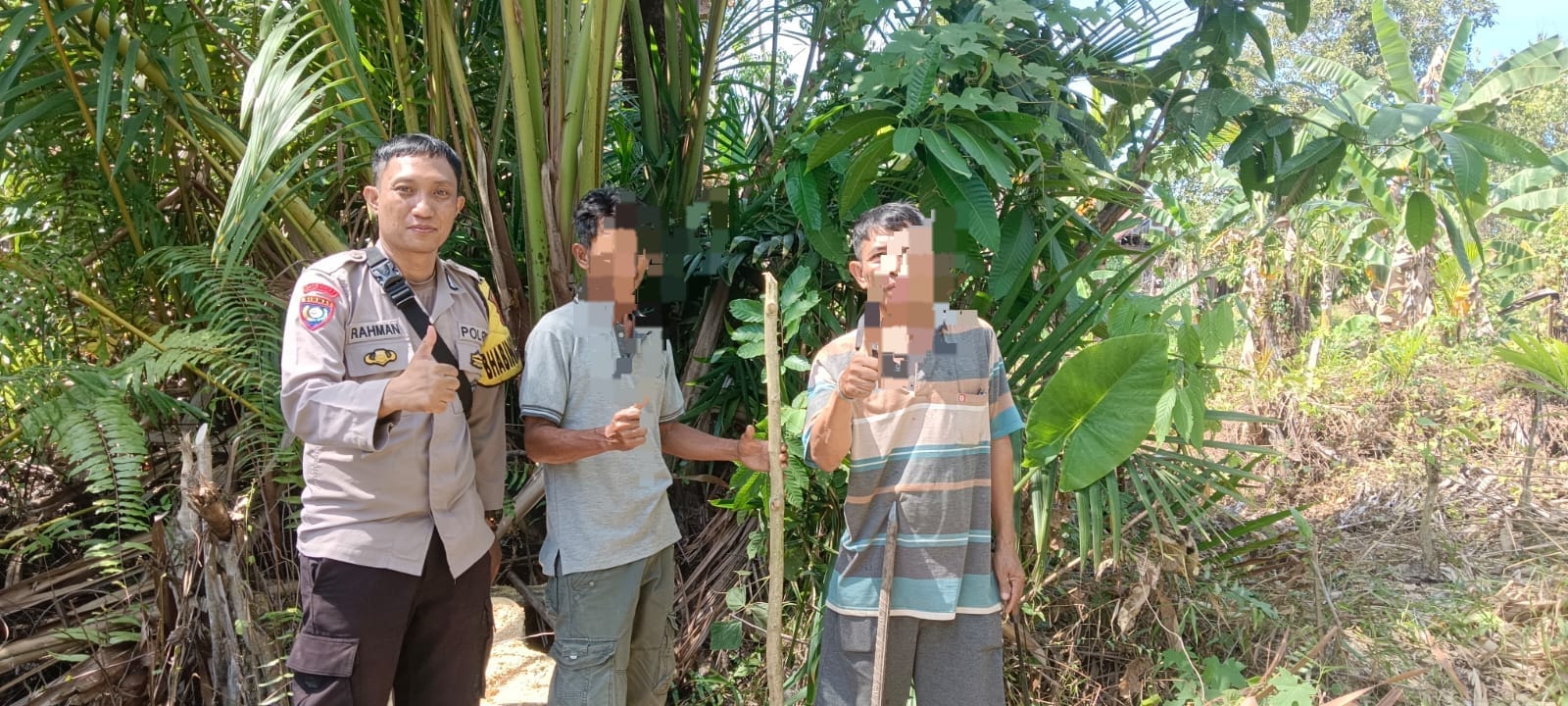 Sengketa Batas Kebun di Desa Kuajang Berakhir Damai Berkat Mediasi Bhabinkamtibmas