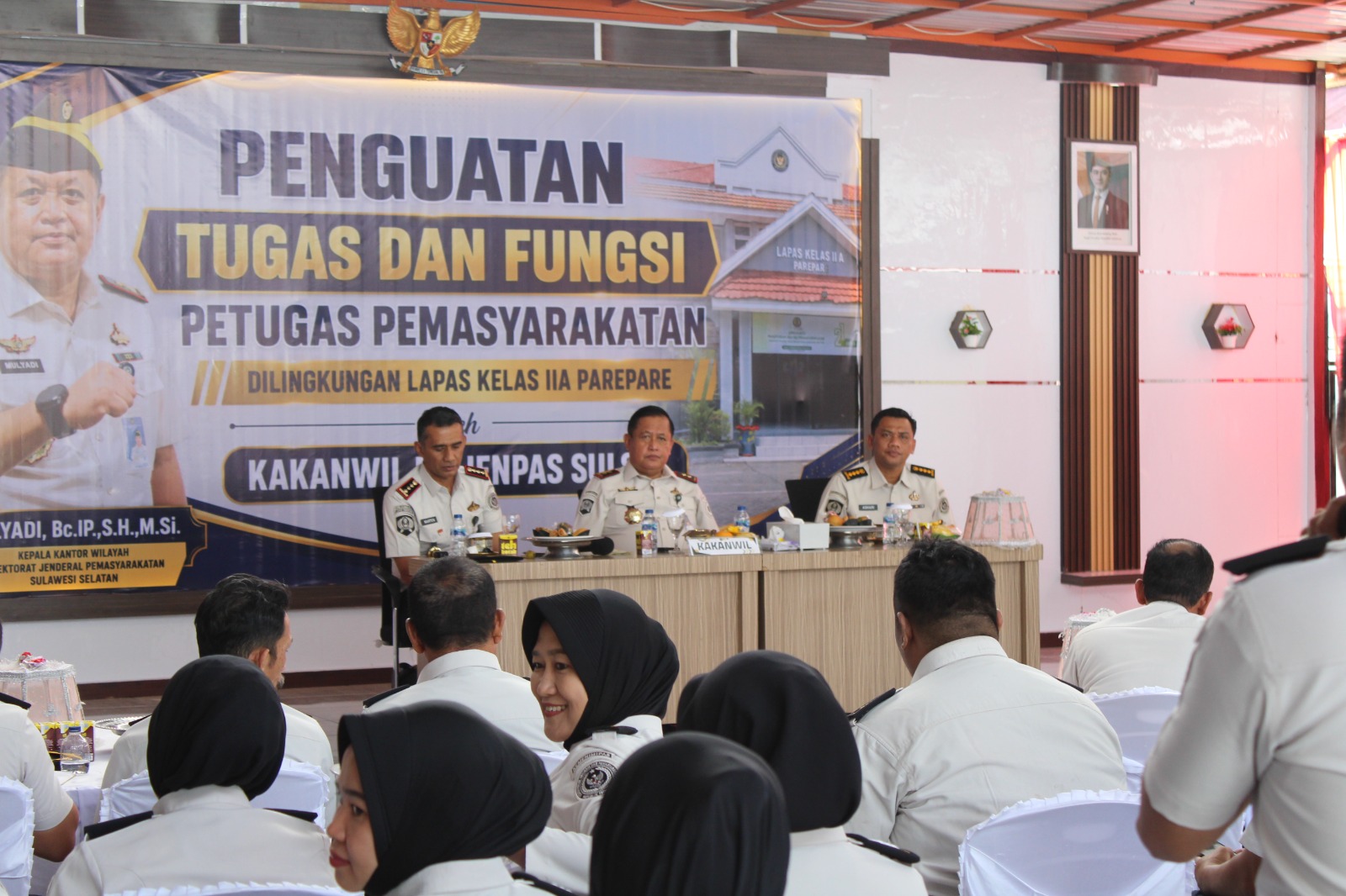 Kakanwil Ditjenpas Sulsel Pimpin Apel Pagi dan Penguatan Tupoksi di Lapas Parepare