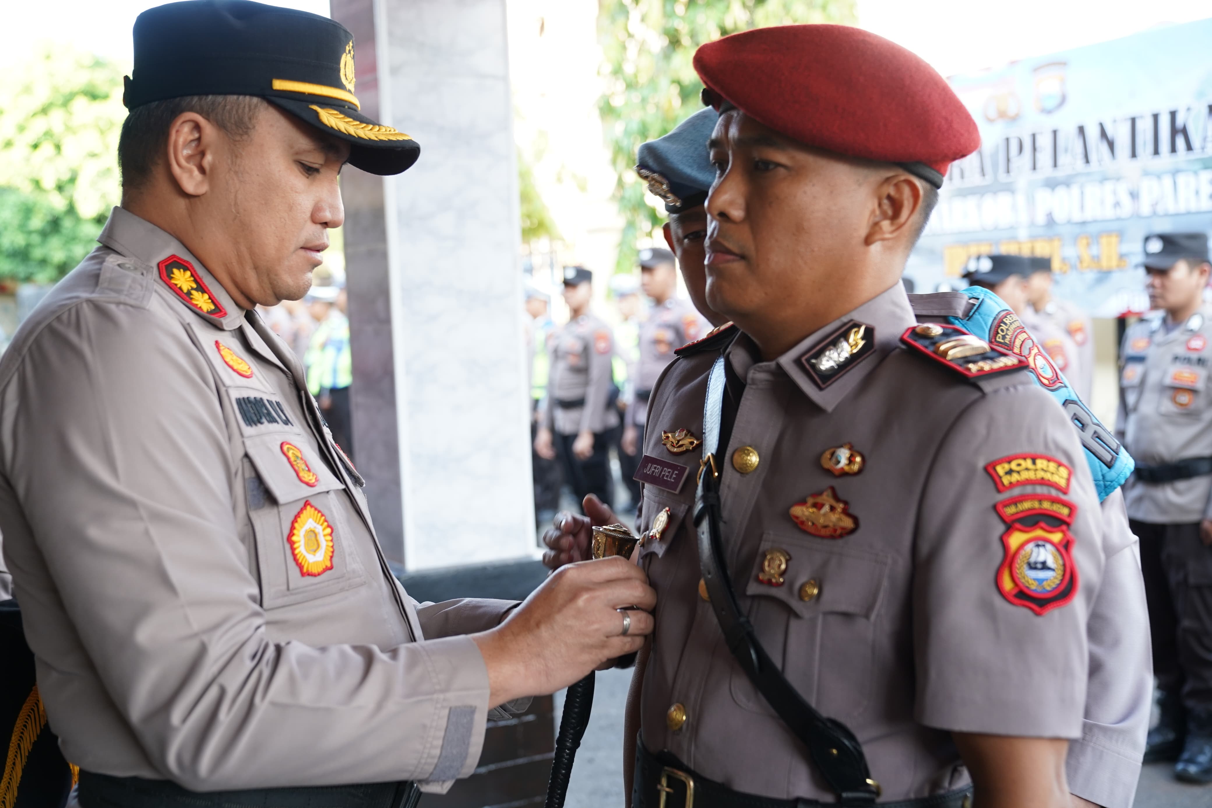 IPTU Jufri Resmi Jabat Ps. Kasat Resnarkoba Polres Parepare