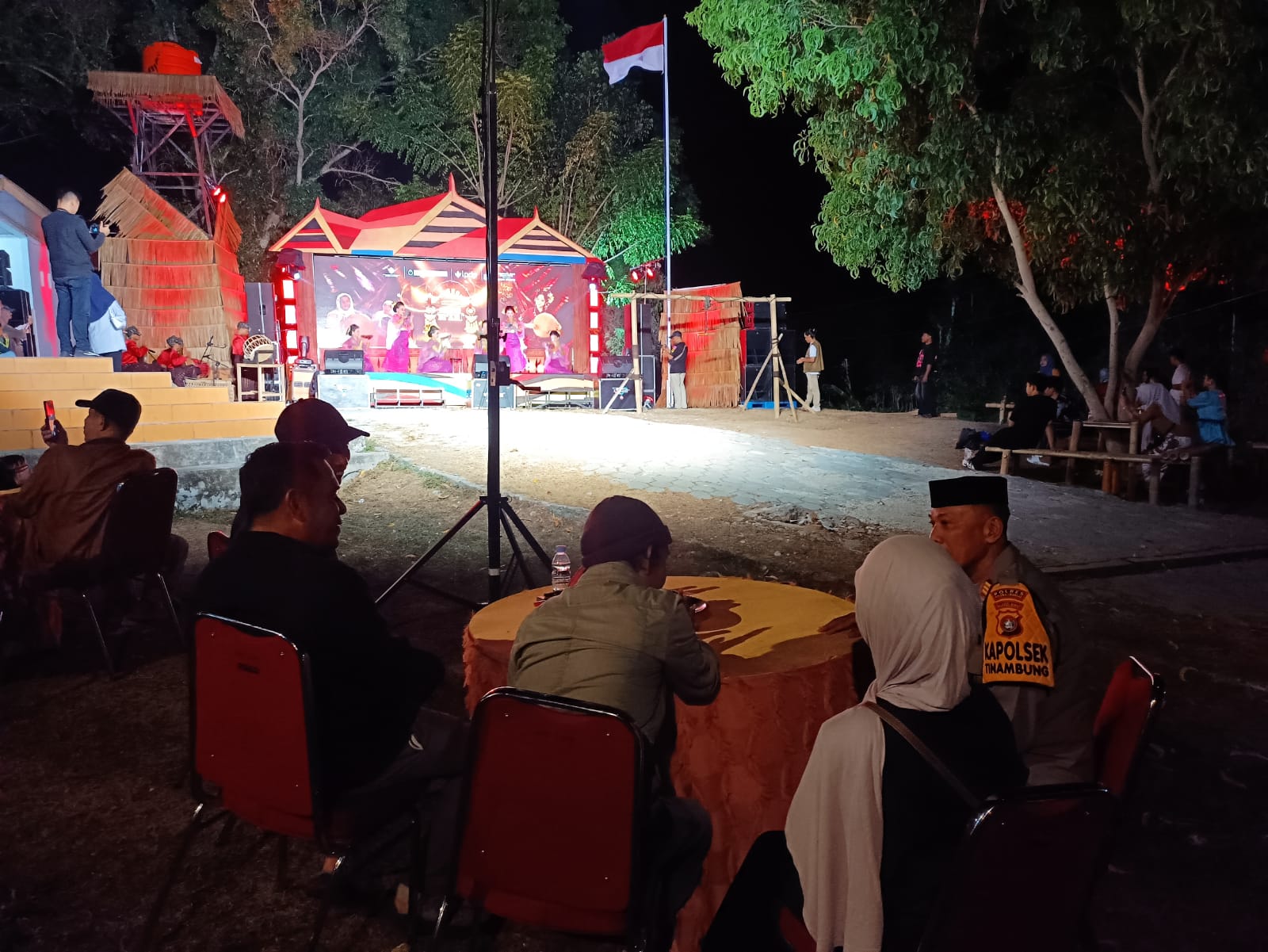 Polsek Tinambung Kawal Penutupan Festival Boyang Kayyang