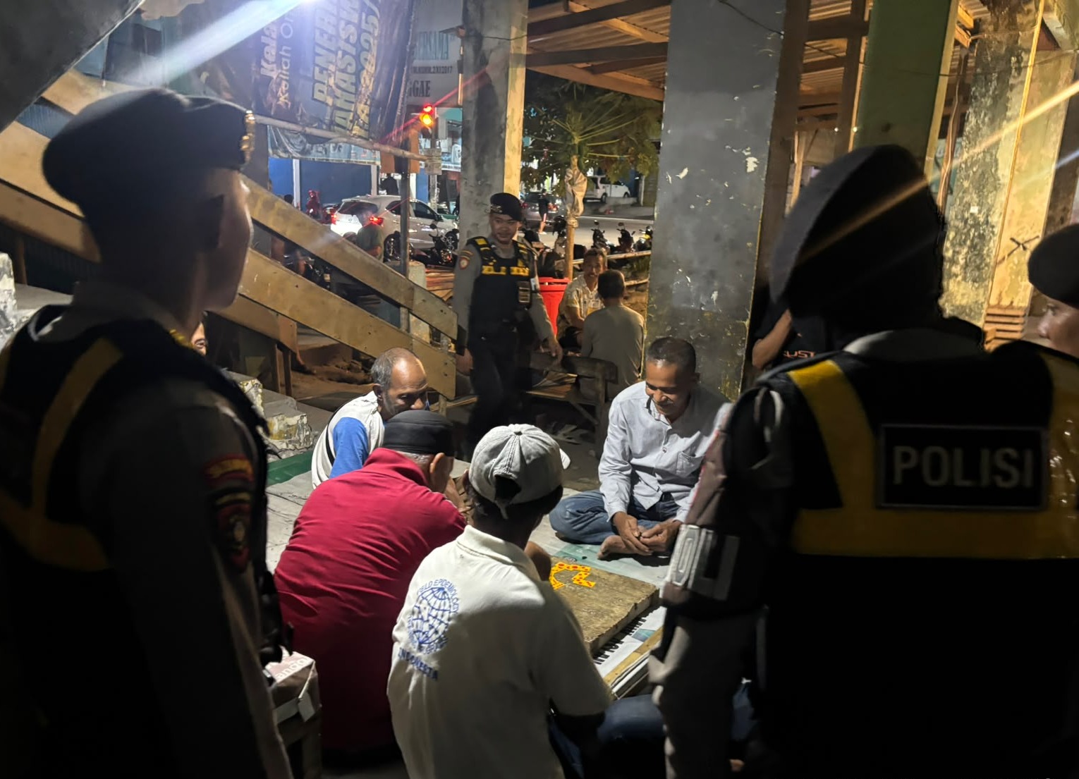 Patroli Malam Samapta Polres Majene Sisir Titik Kerumunan, Cegah Kriminalitas dan Aksi Premanisme