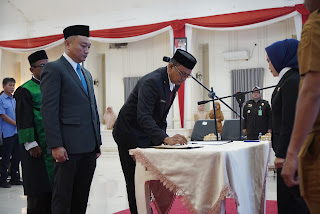Wali Kota Palopo Lantik Pj Sekda dan Direktur Perumda Tirta Mangkaluku