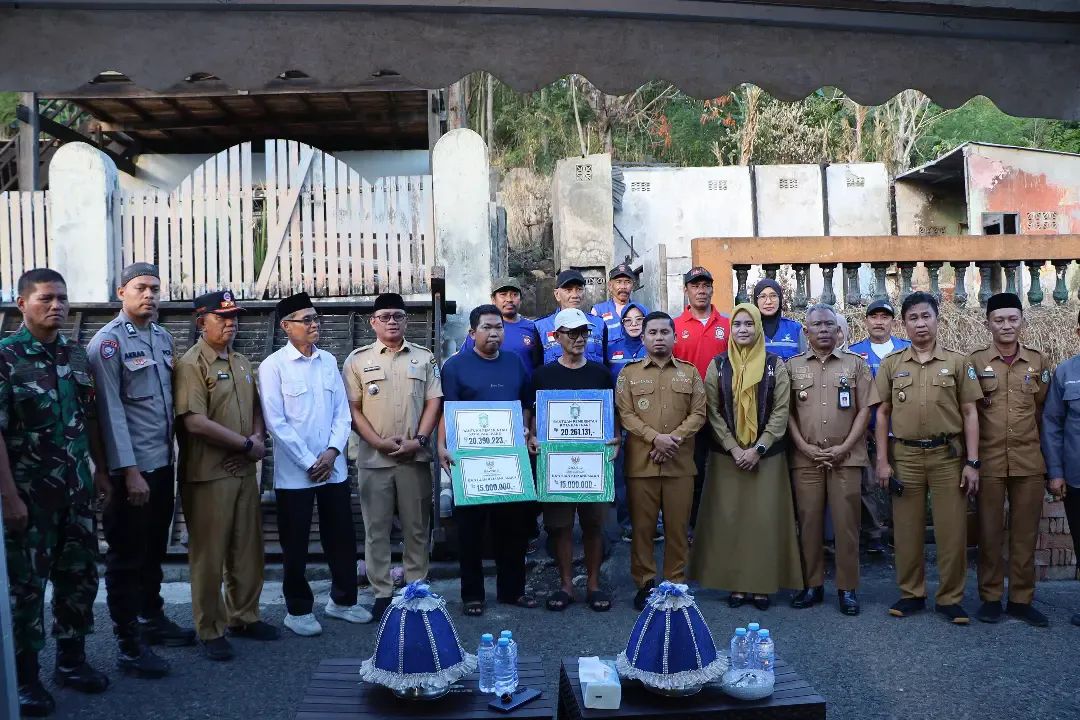 Korban Kebakaran Jalan Mayor Haddade Terima Bantuan dari Pemkot dan BAZNAS