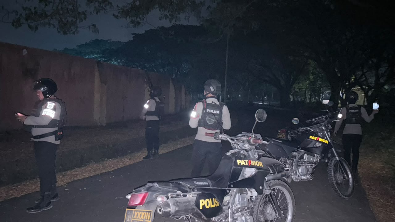 Cegah Premanisme, Sat Samapta Polres Polman Intensifkan Patroli Perintis Presisi Dini Hari