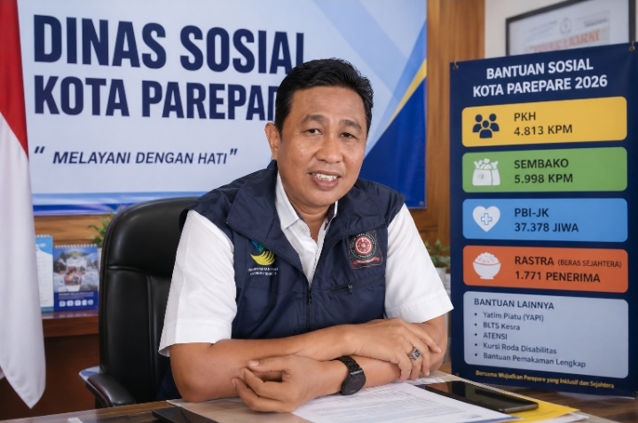 Dinsos Parepare Pastikan Penyaluran Bansos Berjalan Tepat Sasaran