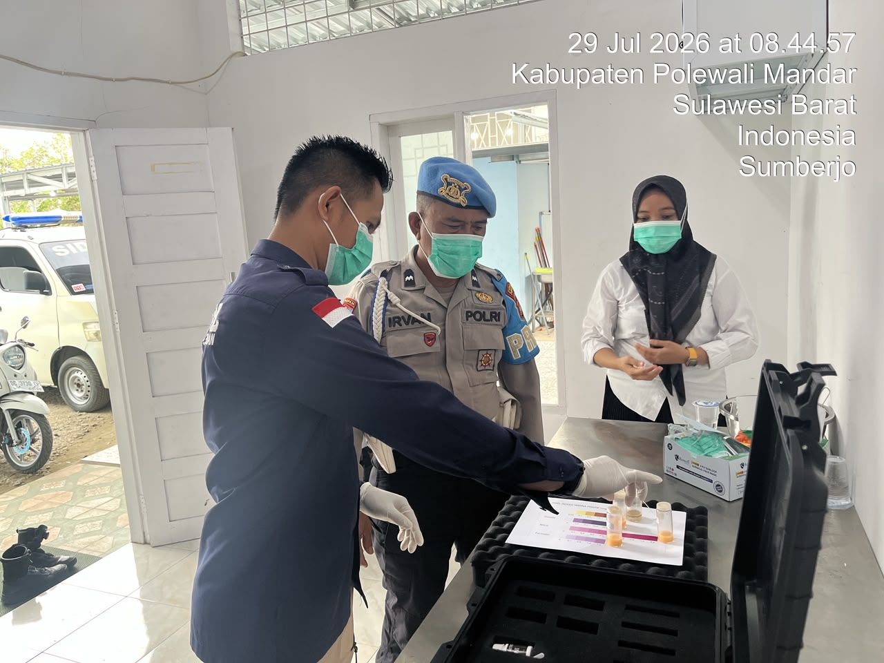 Uji Food Security, Menu MBG  Yayasan Kemala Bhayangkari Polres Polman Dinyatakan Aman Dikonsumsi