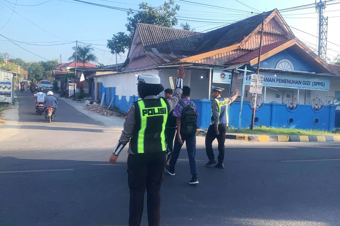 Commander Wish Satlantas Polres Majene, Hadirkan Rasa Aman di Tengah Padatnya Aktivitas Pagi