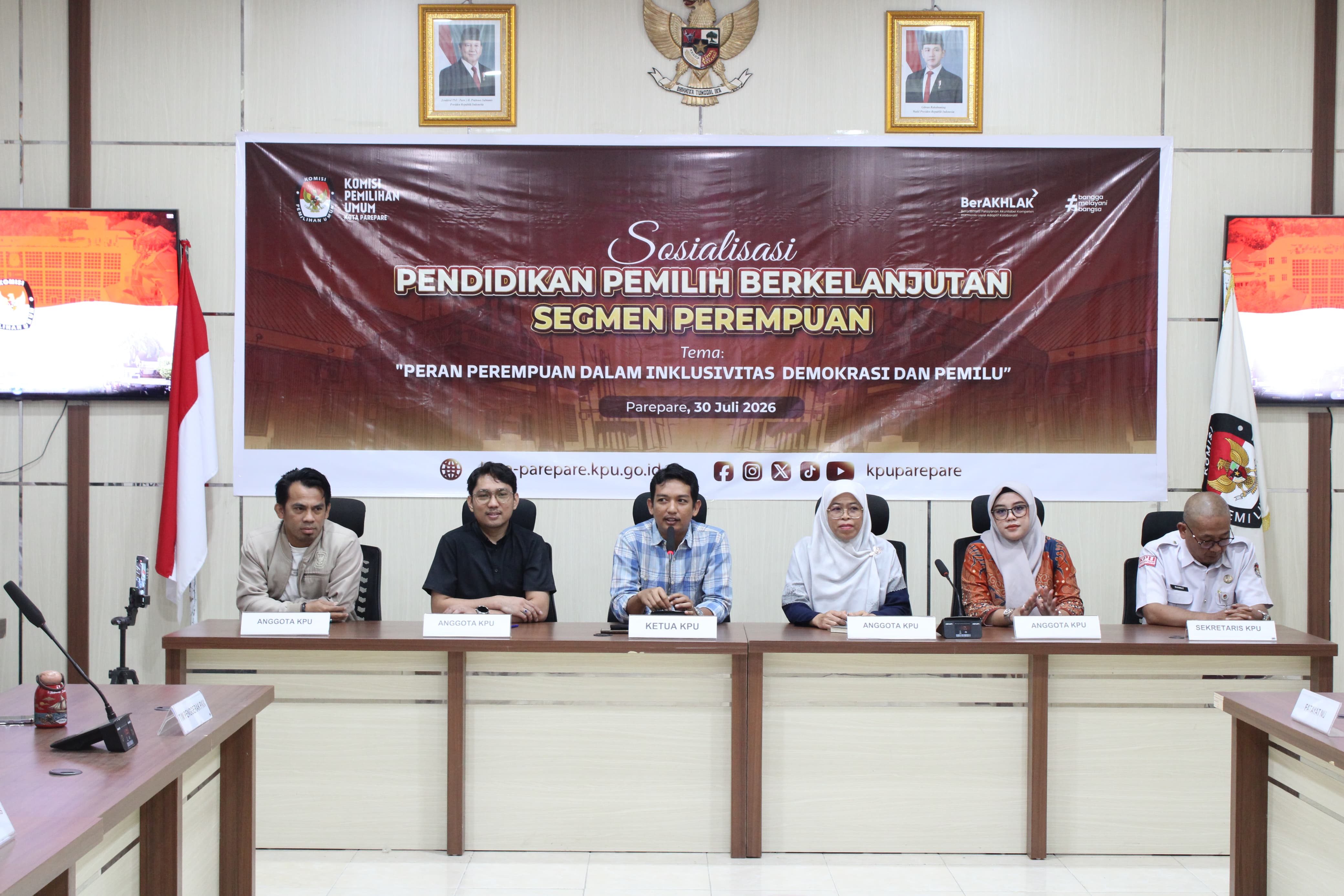 KPU Parepare Perkuat Peran Perempuan dalam Pendidikan Pemilih dan Demokrasi