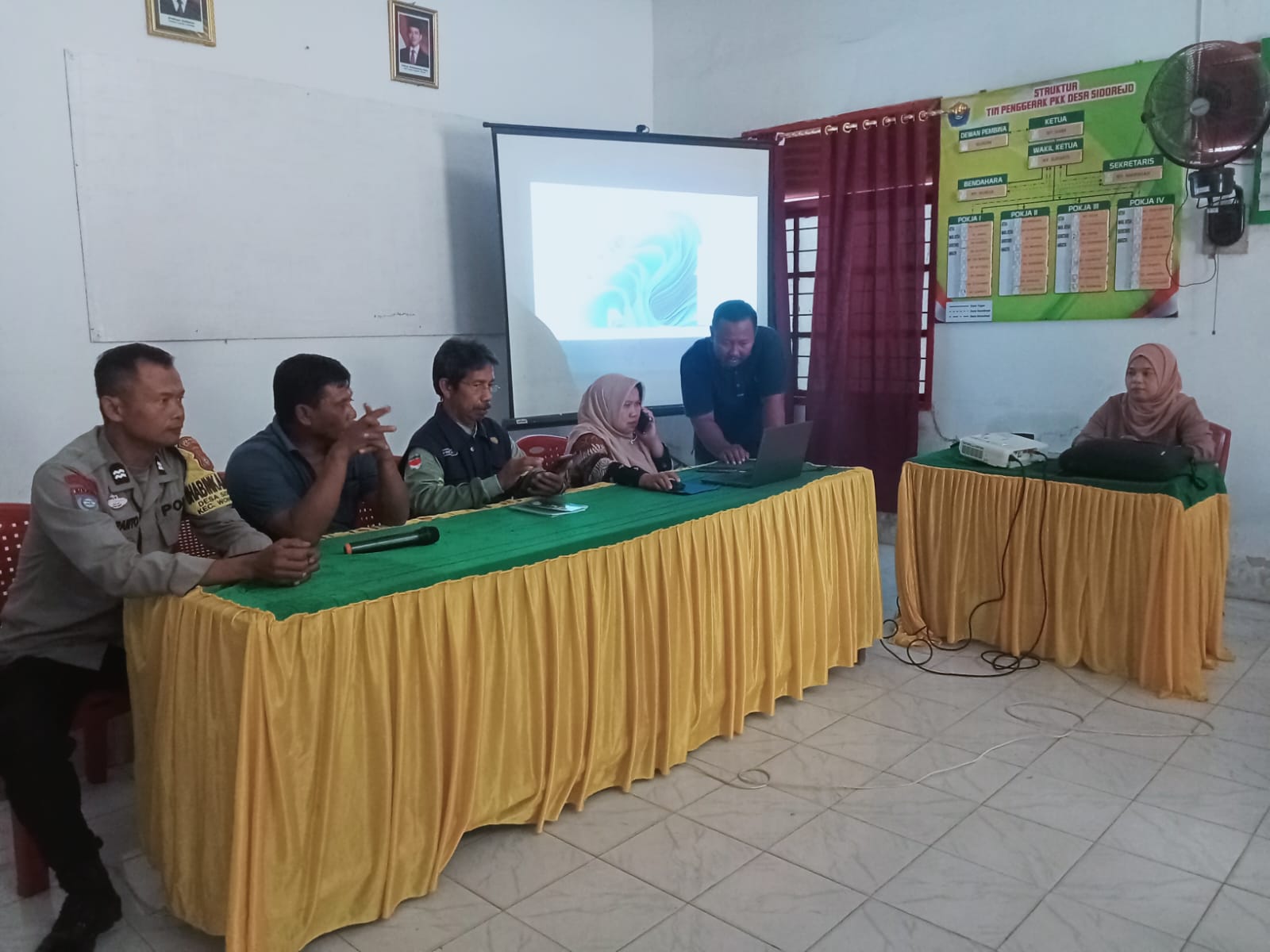 Dukung Ketahanan Pangan, Bhabinkamtibmas Desa Sidorejo Hadiri Sosialisasi Program PM AAS