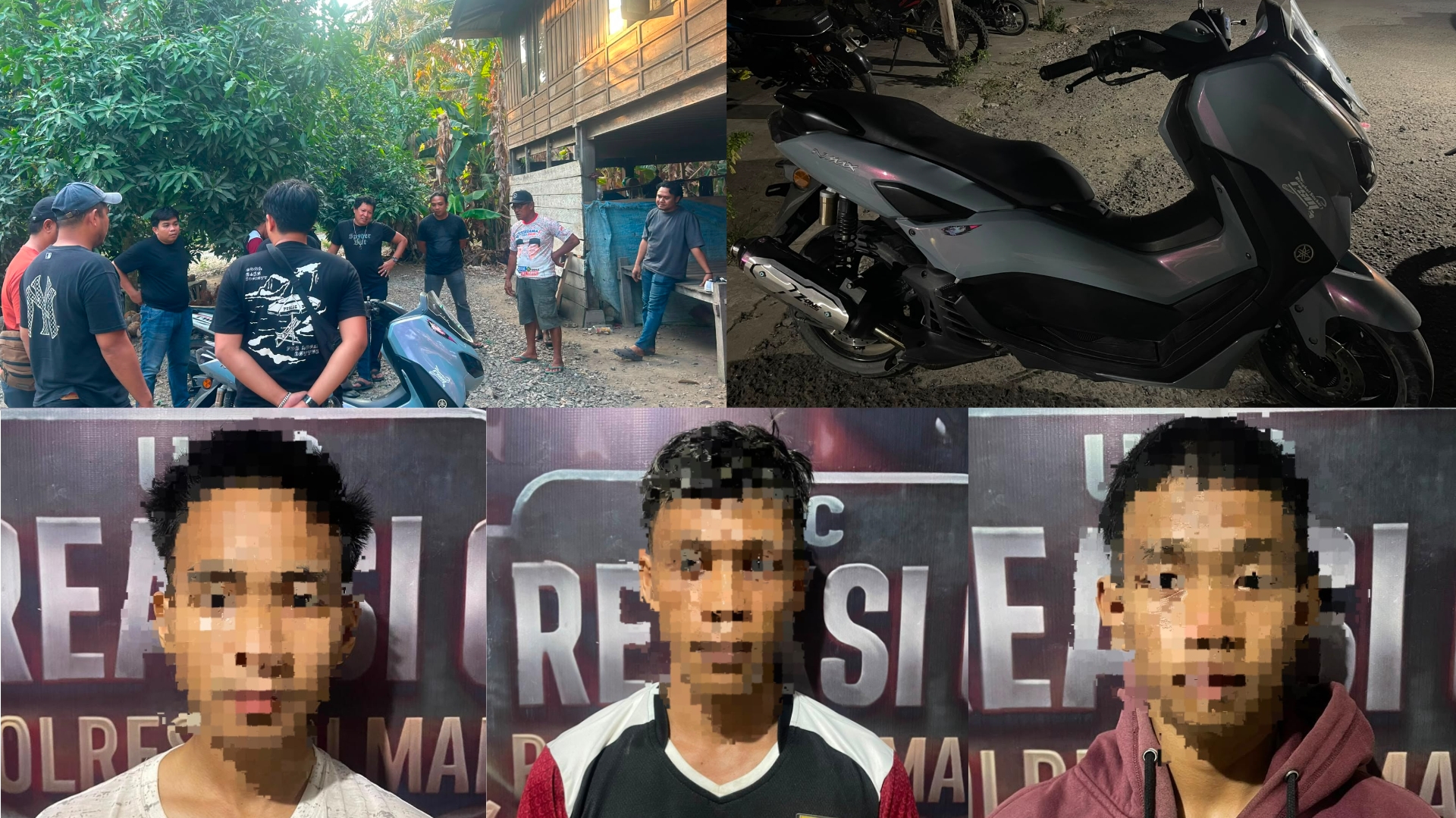 Polisi Ungkap Dugaan Curanmor di Polman, Dua Terduga Pelaku dan Penadah Diamankan
