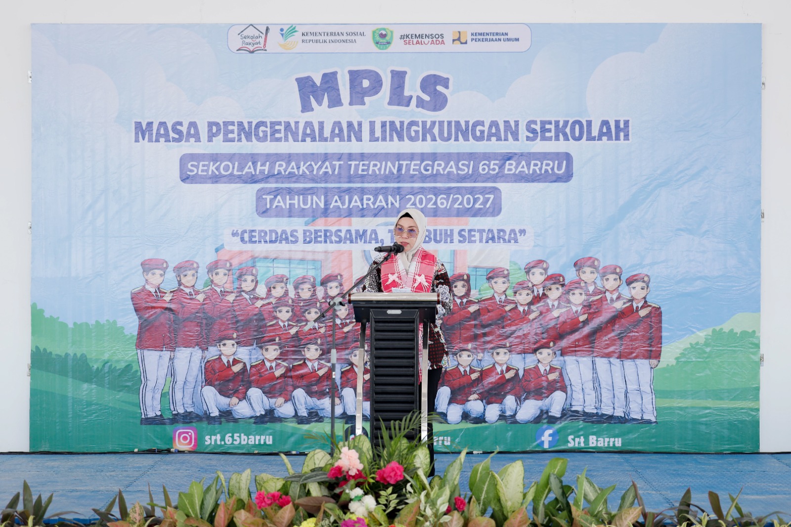 Sekolah Rakyat Barru Resmi Beroperasi, Bupati: Pendidikan Jalan Putus Rantai Kemiskinan
