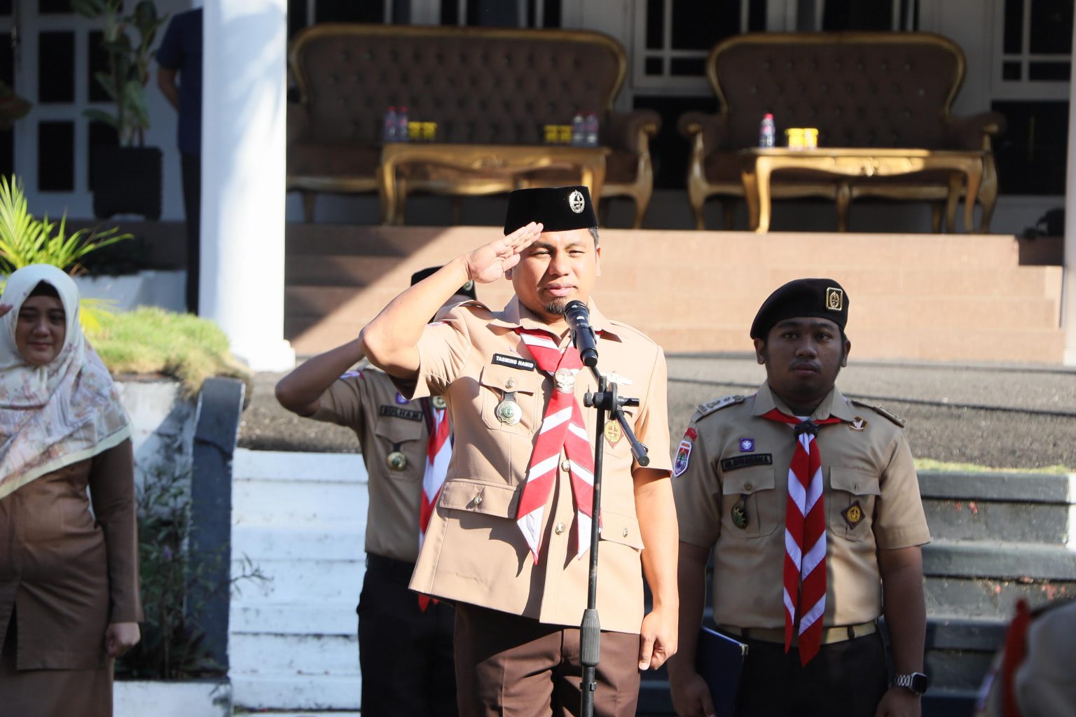 Kontingen Pramuka Parepare Bertolak ke Jambore Nasional XII, Tasming Hamid Titip Pesan Ini