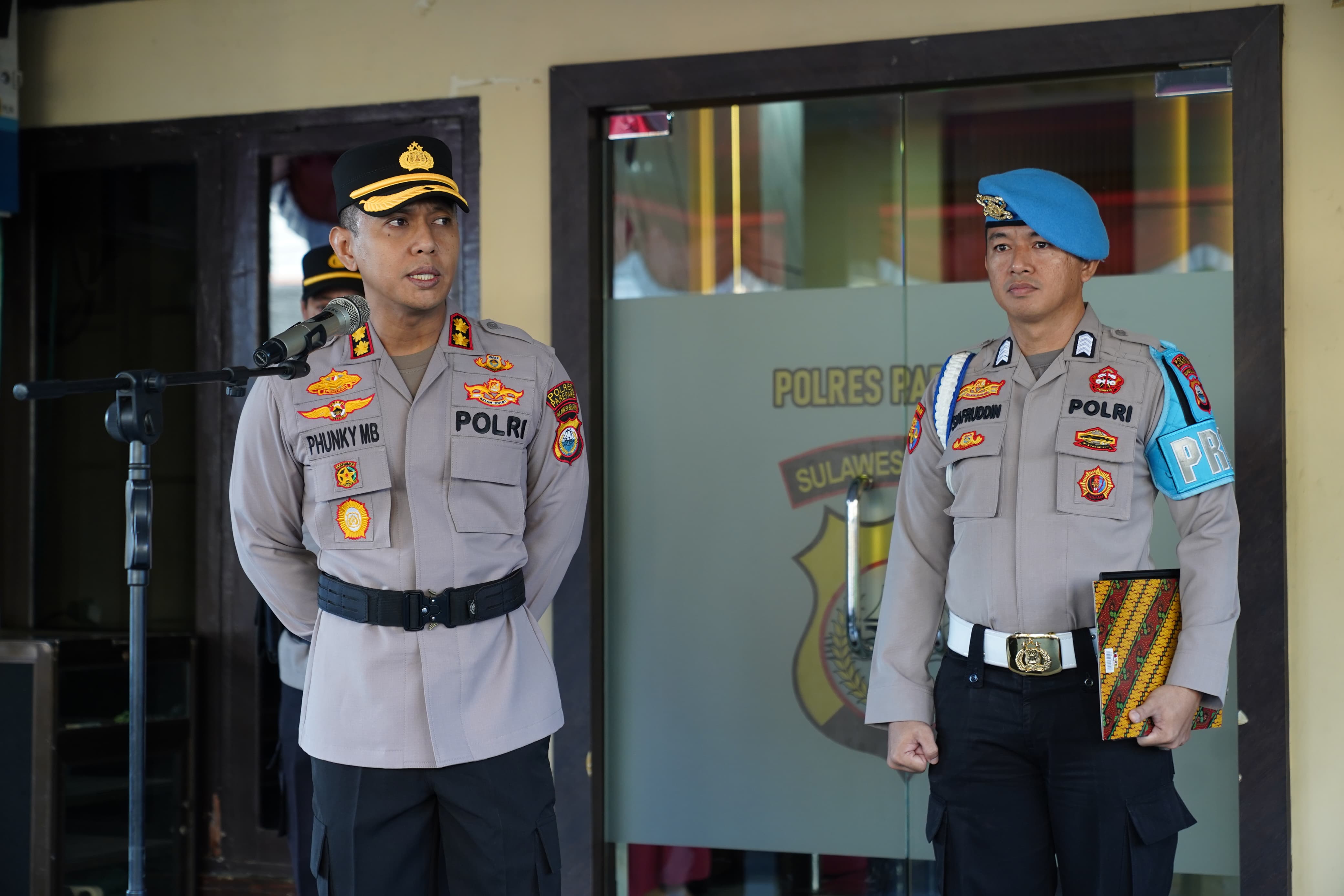 Apel Perdana, Kapolres Parepare Tekankan Pelayanan Humanis dan Larang Anggota Bersikap Arogan