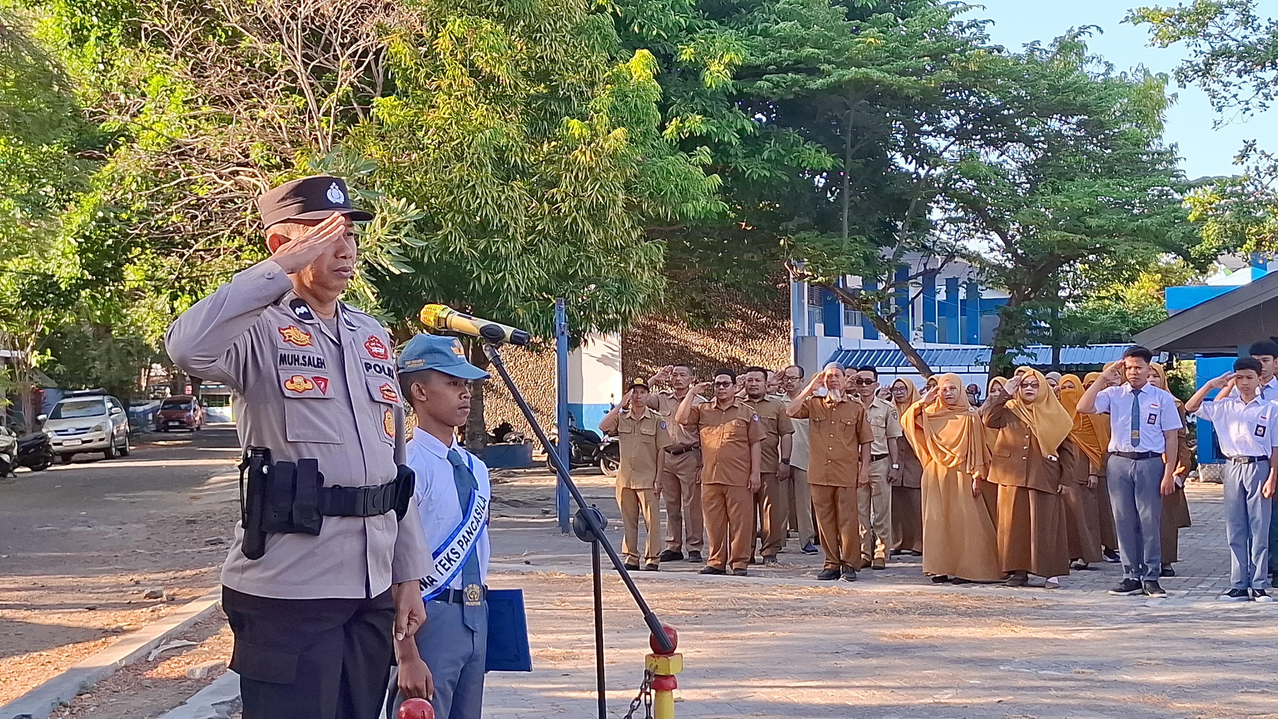 Police Goes To School di SMKN 2 Parepare, Polres Tanamkan Disiplin dan Kesadaran Hukum