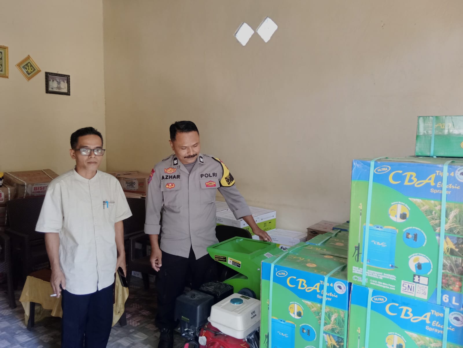 Bhabinkamtibmas Desa Daala Timur Pantau Program Ketahanan Pangan Melalui Fasilitasi Agroforestri Kehutanan Sosial