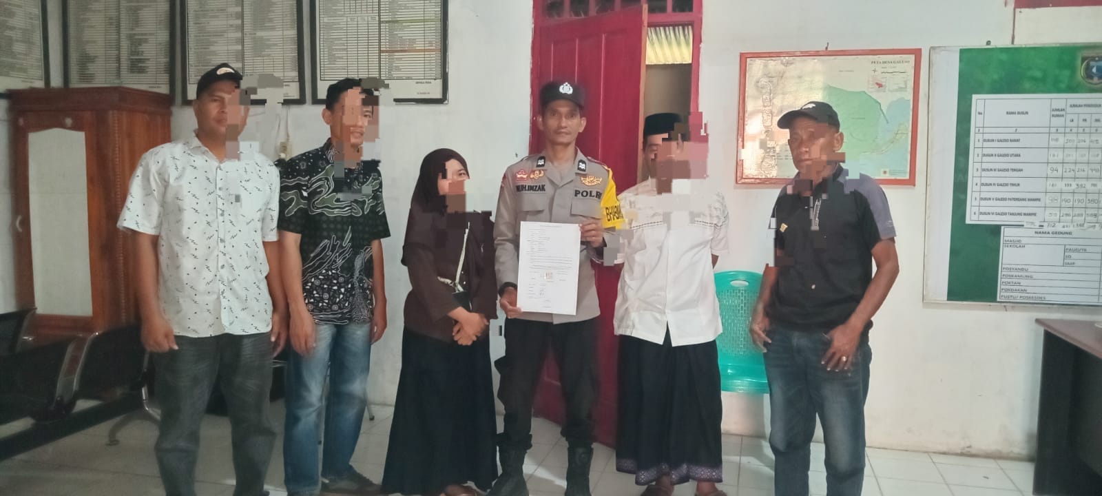 Cegah Konflik Meluas, Bhabinkamtibmas Polsek Urban Wonomulyo Mediasi Perselisihan Batas Tanah Warga Galeso