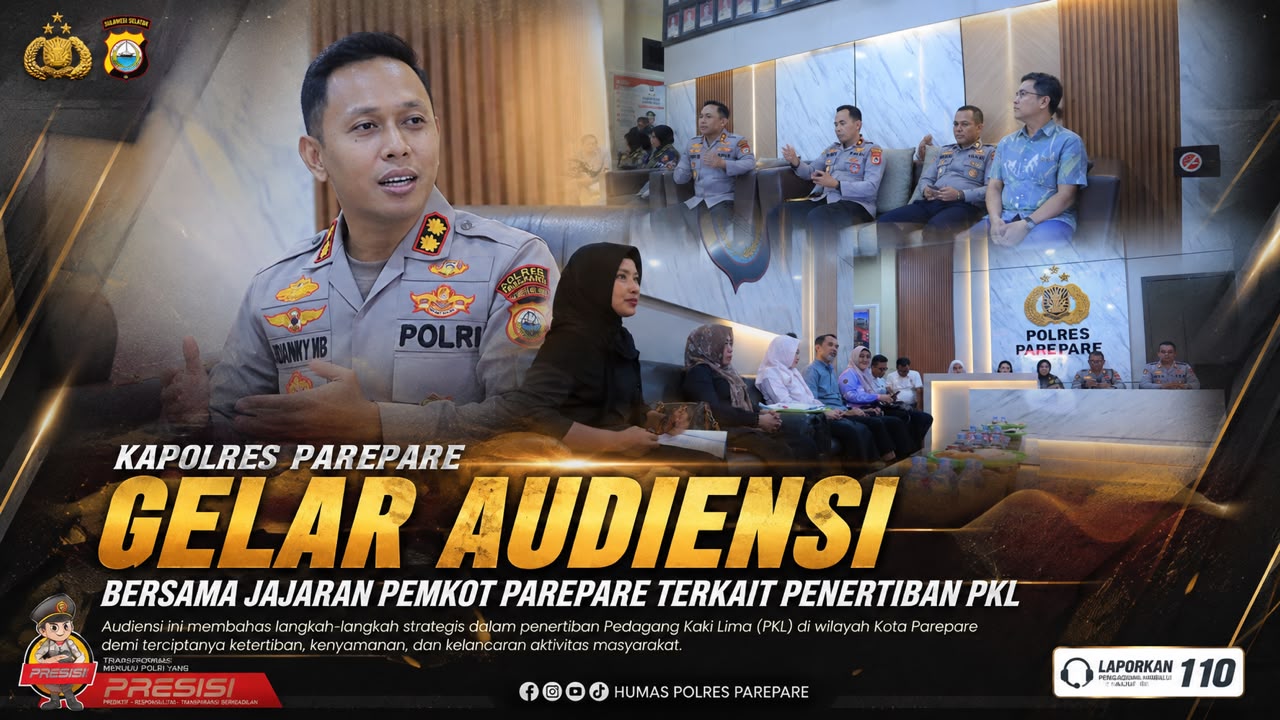 Sinergi Dua Instansi, Penegakan Aturan di Parepare Akan Lebih Tegas dan Humanis