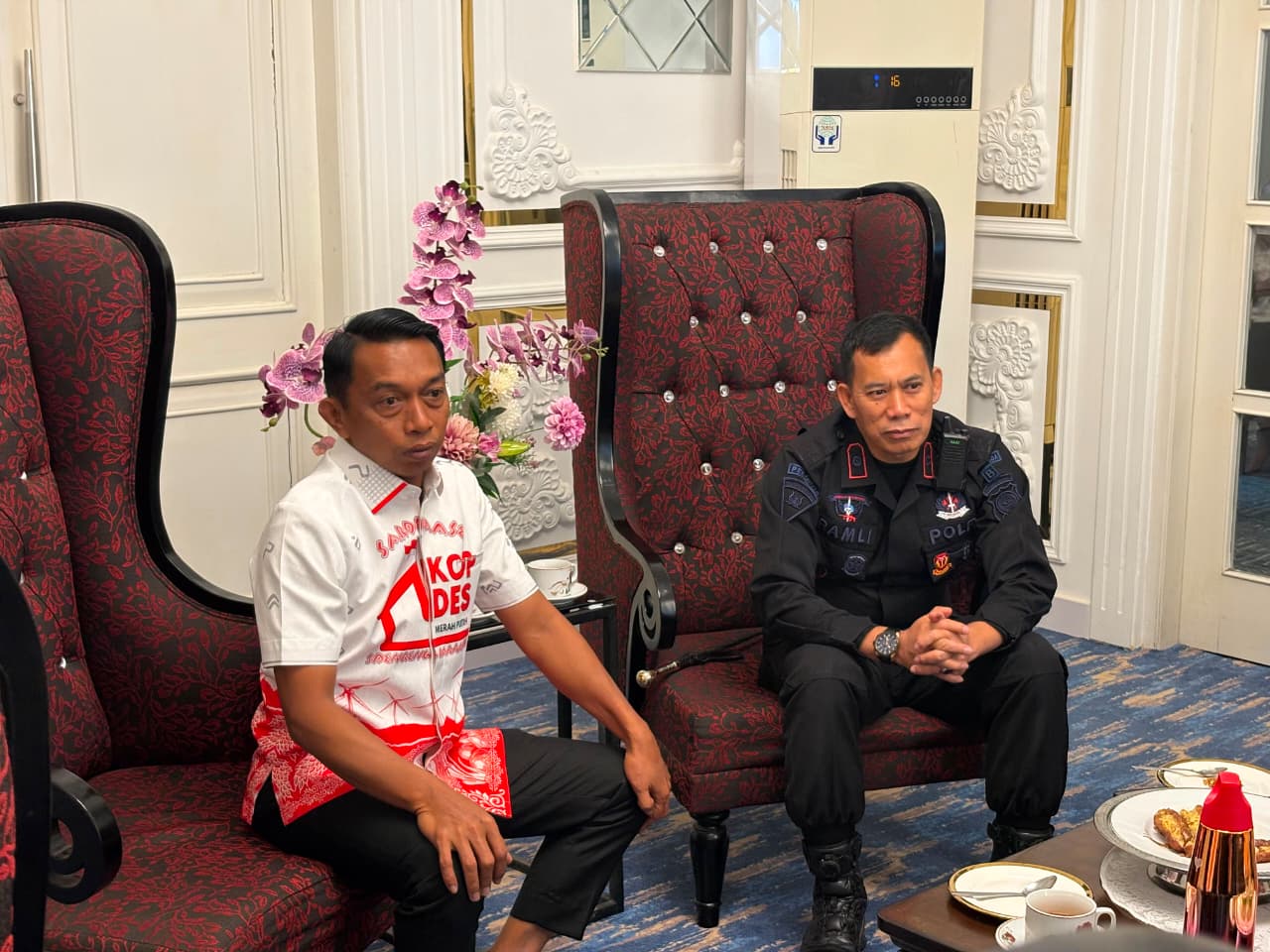 Danyon B Pelopor Brimob Sulsel Perkuat Sinergi dengan Pemkab Sidrap