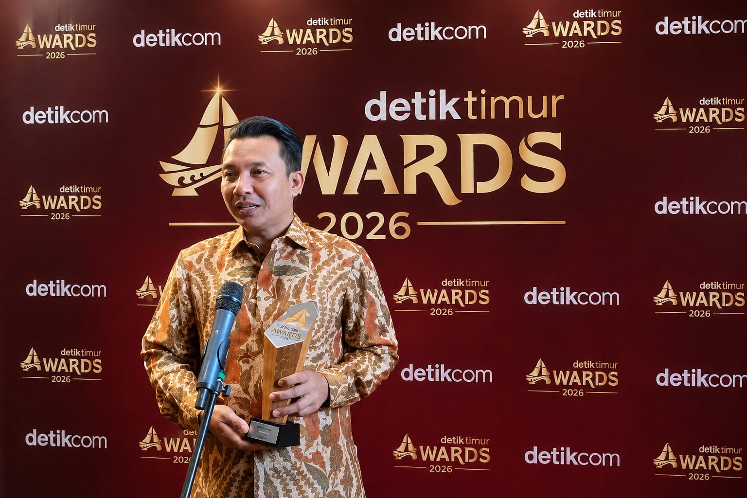 Bupati Andi Rahim Sabet Penghargaan Detiktimur Awards 2026 Berkat Inovasi Pengentasan Kemiskinan Ekstrem