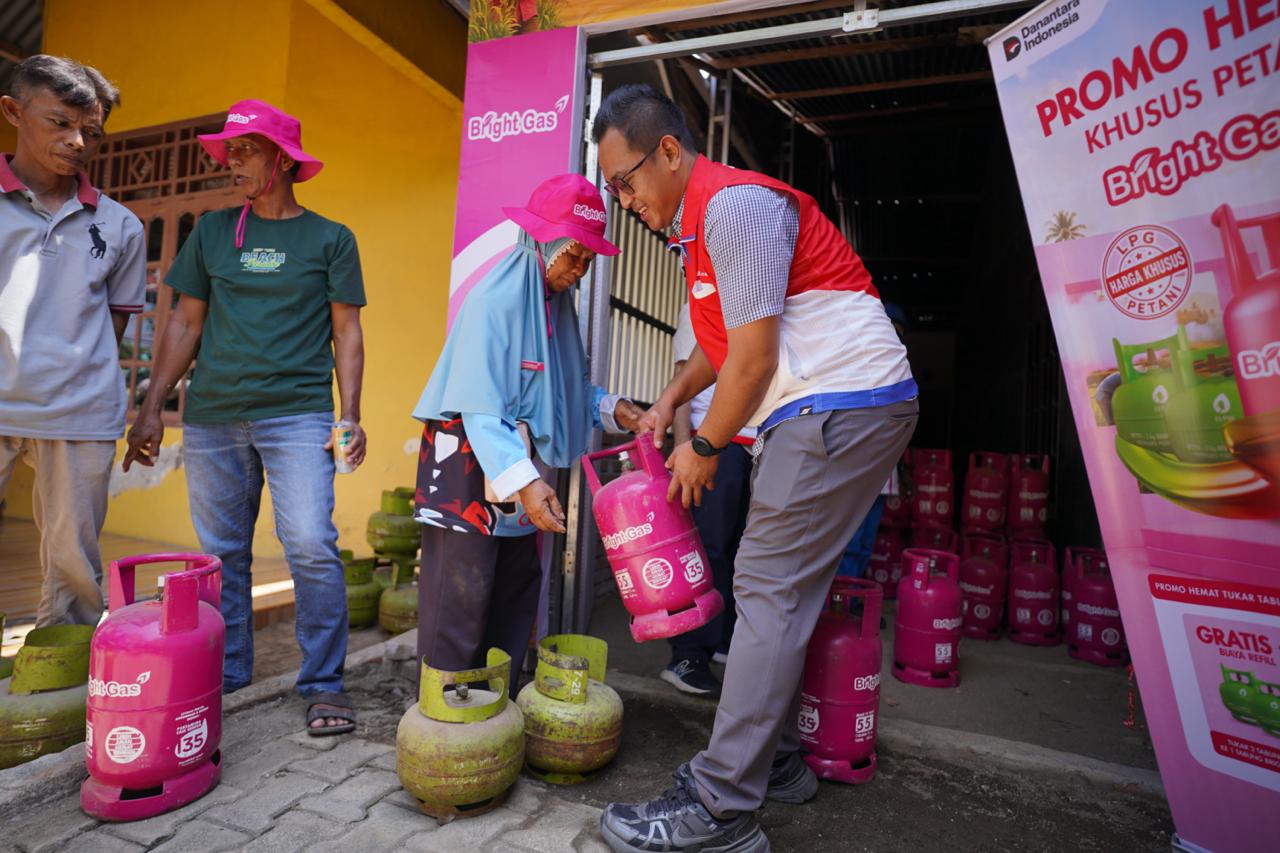 Bright Gas untuk Petani Gowa, Pompa Irigasi Dapat Energi Alternatif