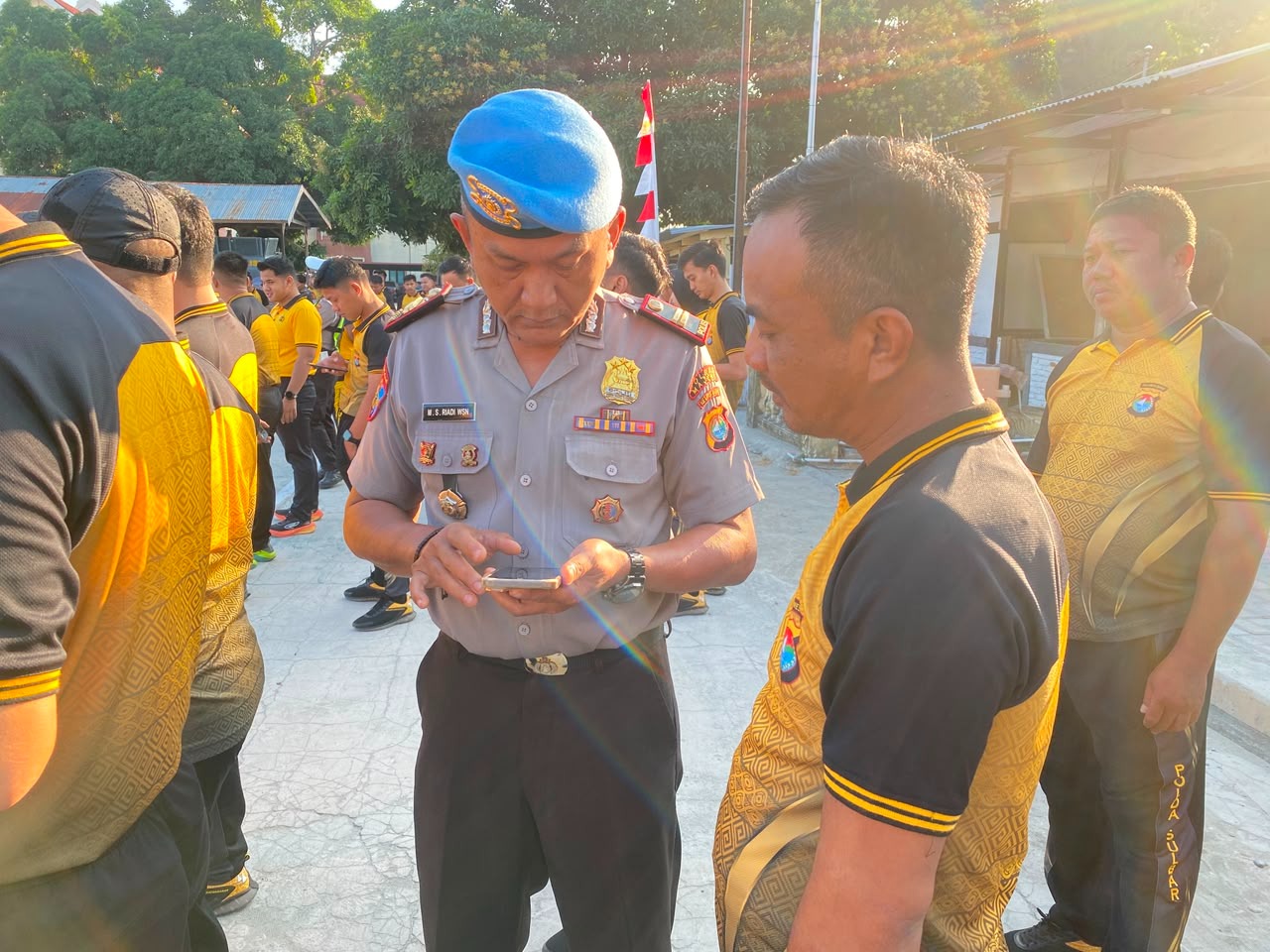 Propam Polres Majene Gelar Razia Smartphone, Antisipasi Personel Terlibat Judi Online