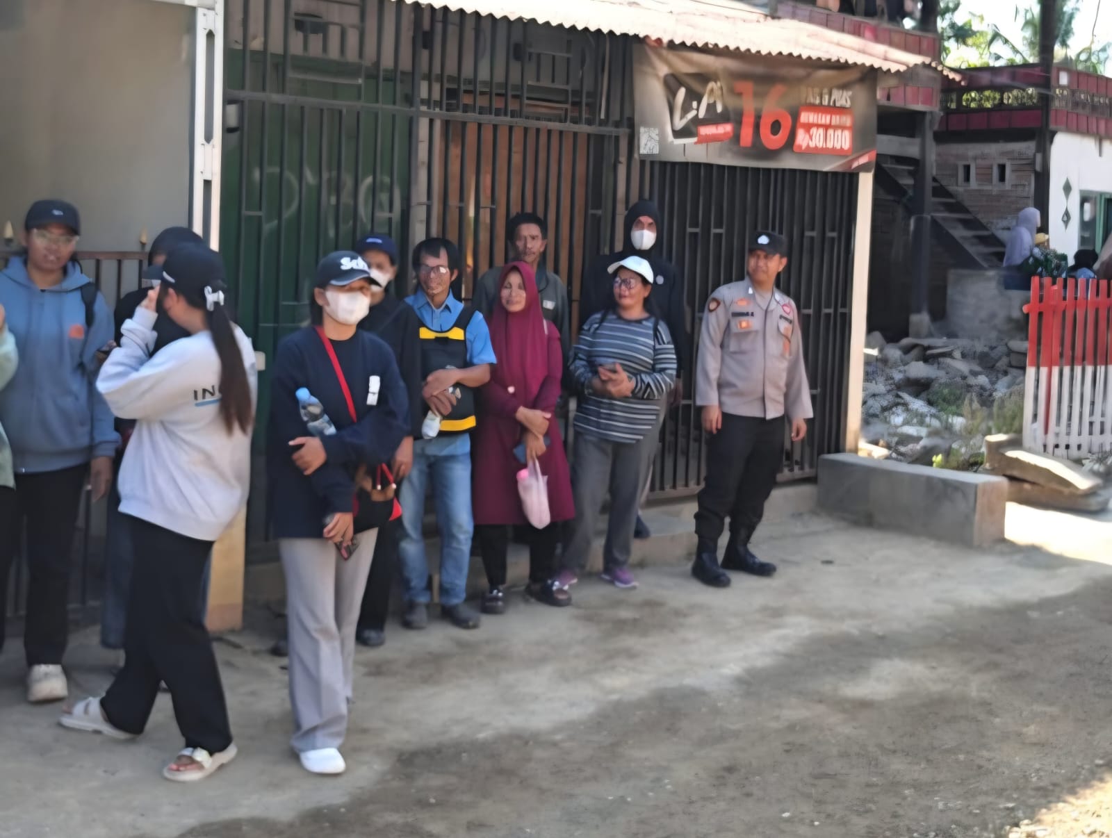 Kapolsek Binuang Pimpin Pengamanan Gerak Jalan Indah HUT ke-81 RI, 83 Pleton Ambil Bagian