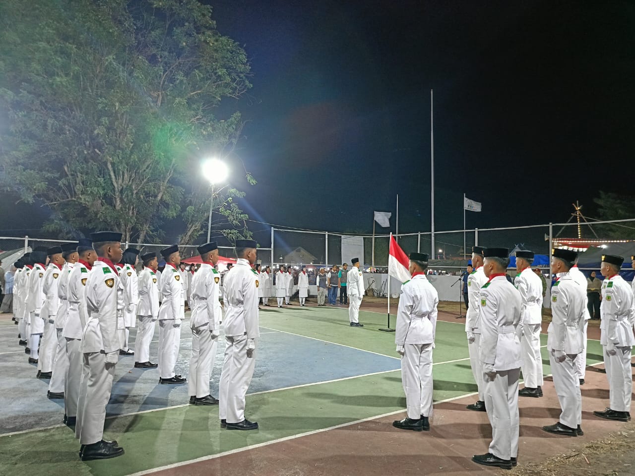 Bangga, Tujuh Peserta Didik Madrasah Ambil Bagian di Paskibra Kecamatan Suppa