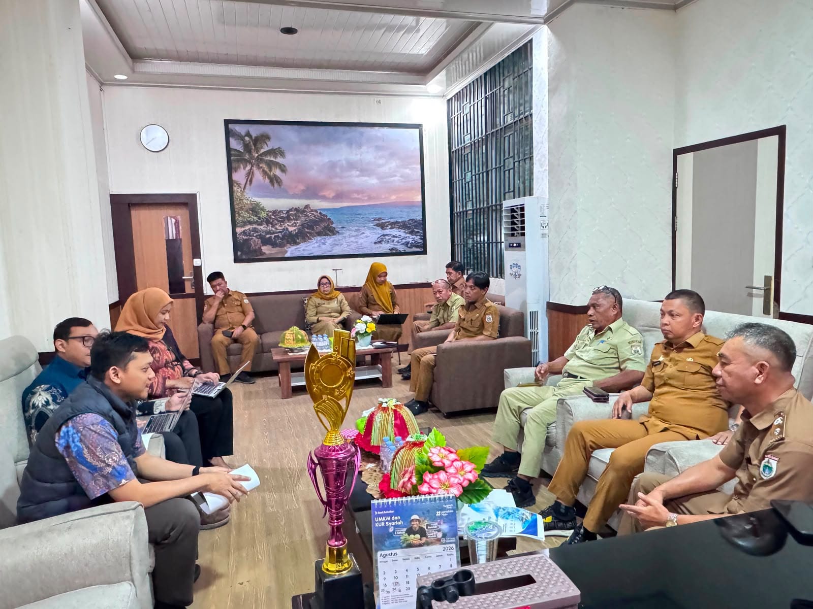 DPMPTSP Sulawesi Barat Terima Audiens Bank Indonesia Sulbar Bahas Persiapan SIBS 2026