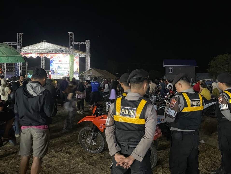 Patroli Malam Sat Samapta Polres Majene Sasar Titik Keramaian, Cegah Gangguan Kamtibmas