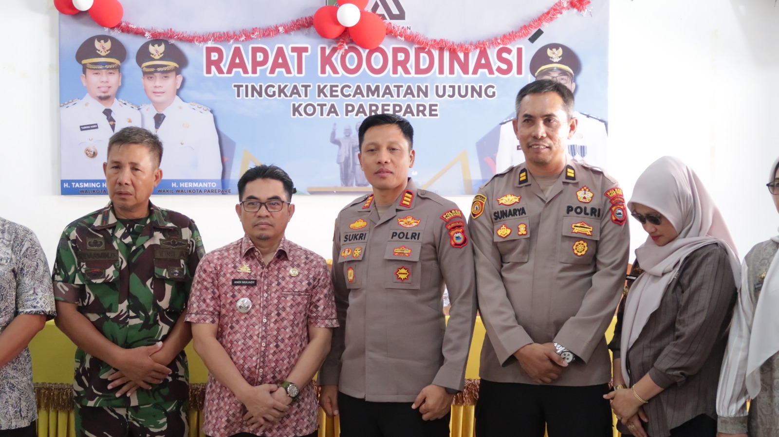 Rapat Koordinasi Tingkat Kecamatan Ujung, Perkuat Sinergi Tiga Pilar Untuk Pemeliharaan Kamtibmas yang Lebih Kondusif
