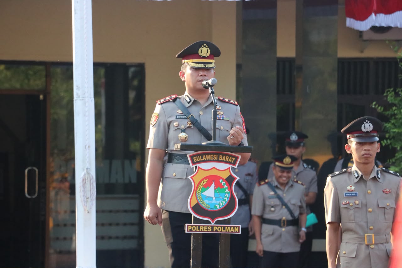 Kapolres Polman Pimpin Upacara Hari Juang Polri 2026, Teguhkan Jiwa Juang dan Semangat Pengabdian