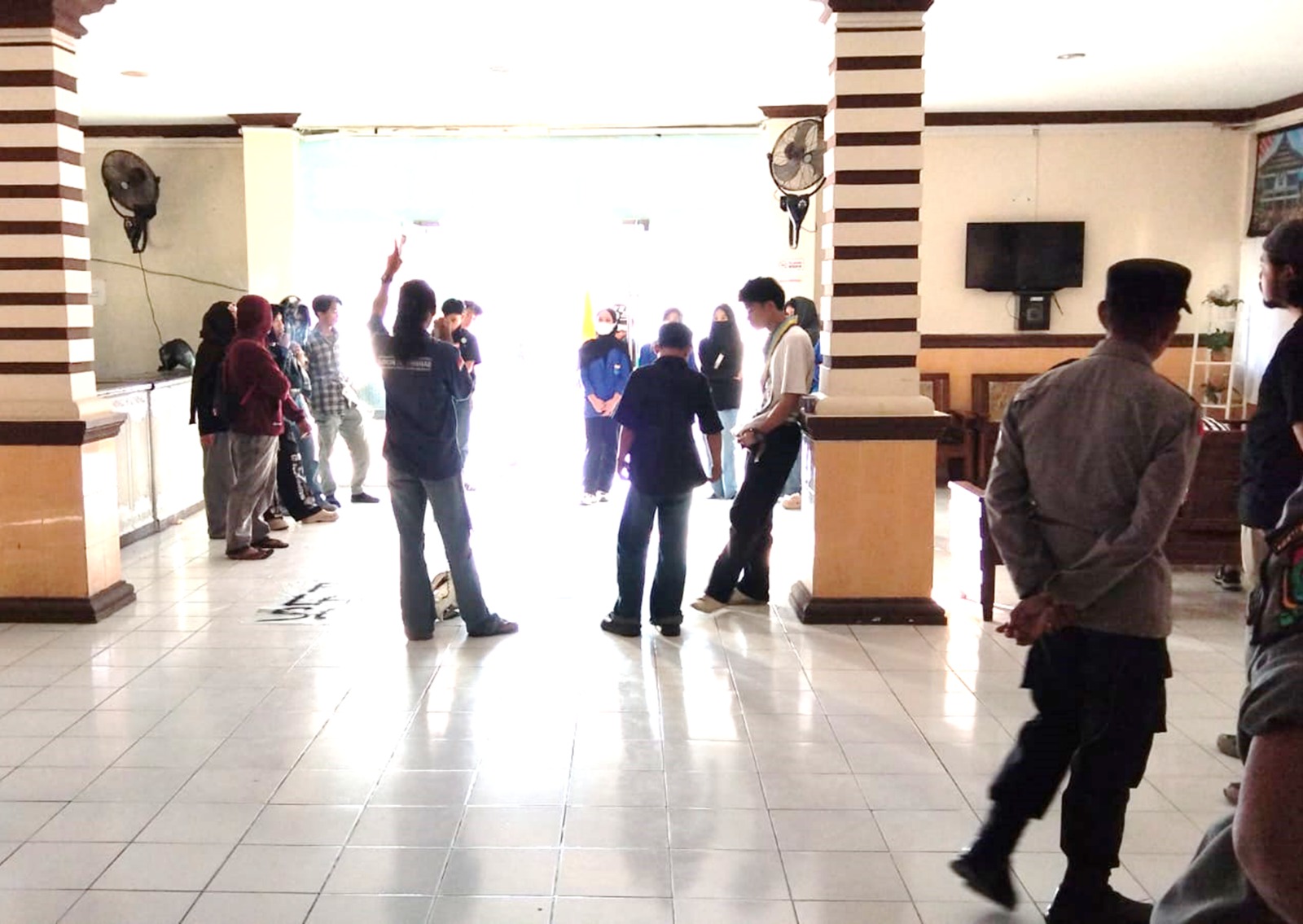 Polres Majene Kawal Aksi PMII Unsulbar, Jaga Ruang Aspirasi
