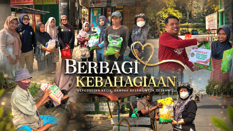 ASN Kemenag Sulbar Galang Kepedulian, 150 Paket Beras Dibagikan