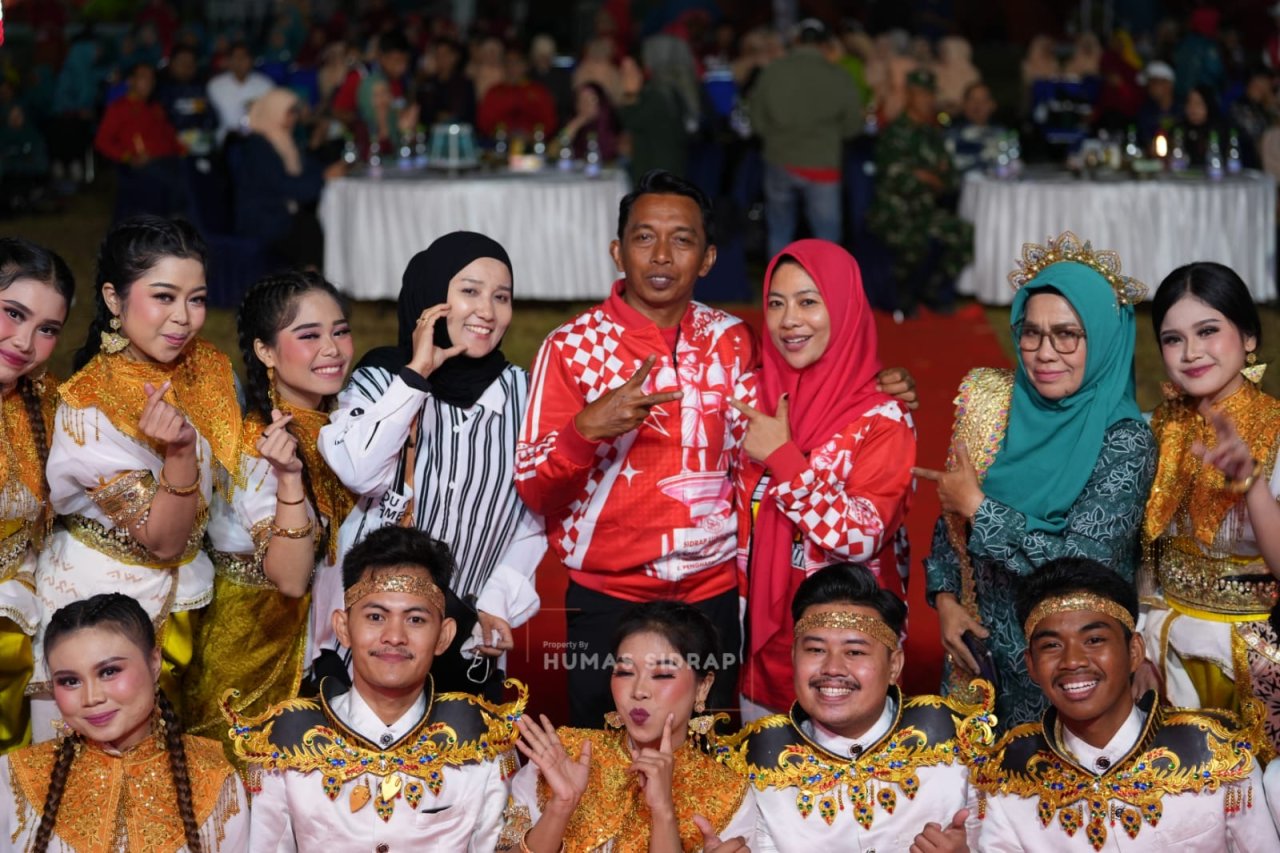 Dari Gotong Royong, Kemah Merah Putih PKK Sidrap Digelar Meriah